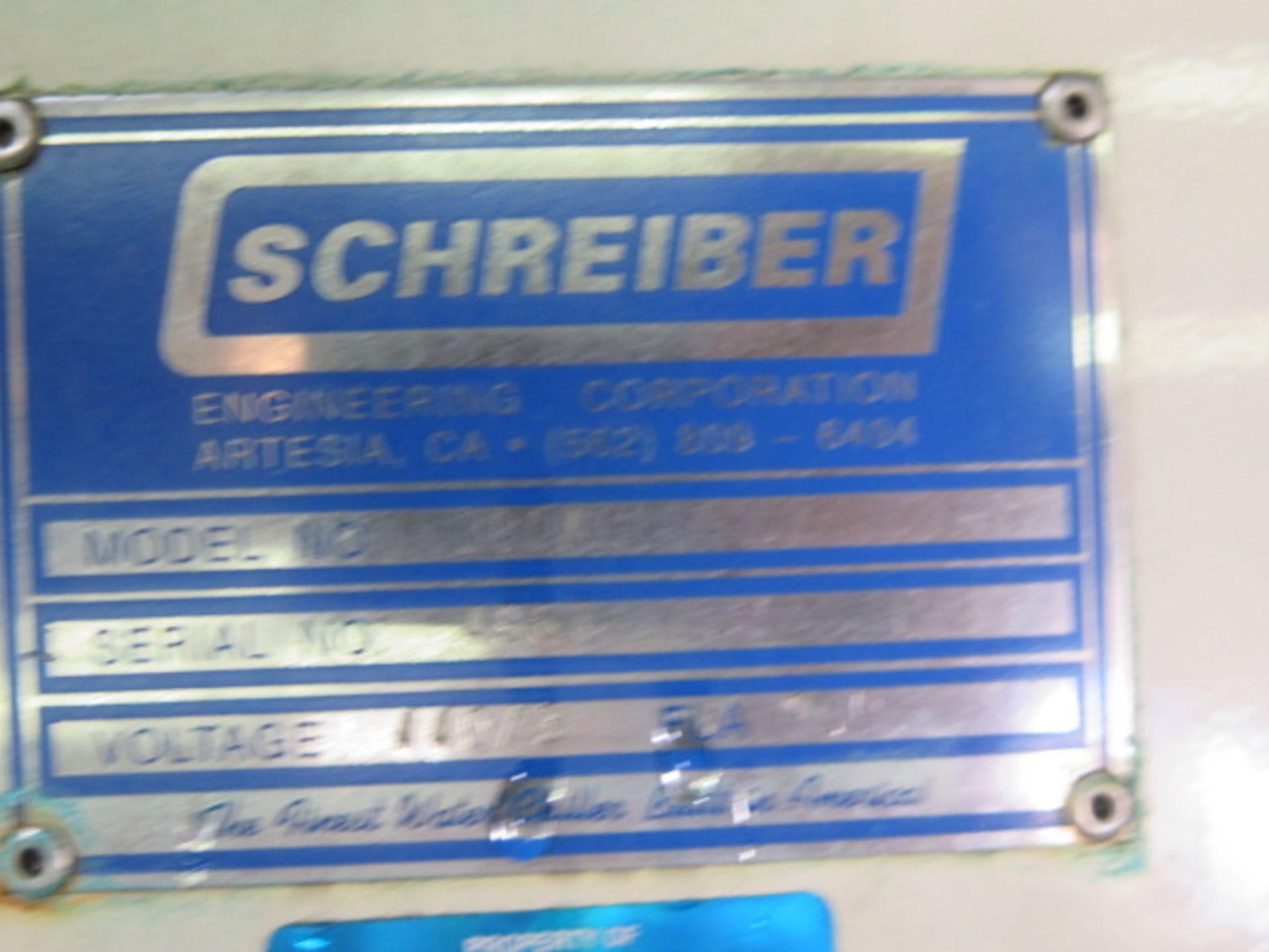 Schreiber Process Chiller (SOLD AS-IS - NO WARRANTY) - Image 6 of 6