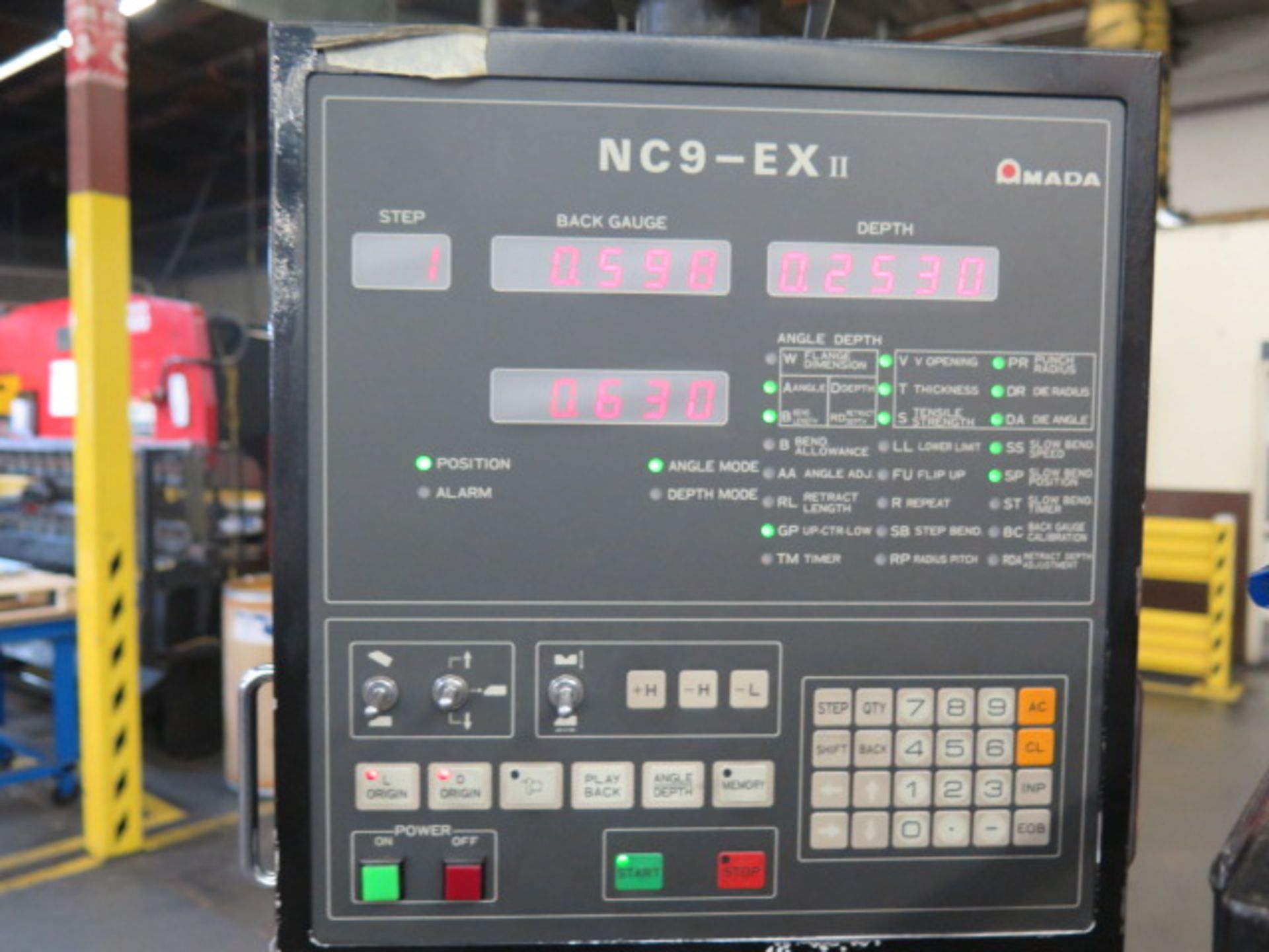 Amada RG-100 100-Ton x 10' CNC Press Brake s/n 106092 w/ Amada NC9-EX II Controls, SOLD AS IS - Image 16 of 19