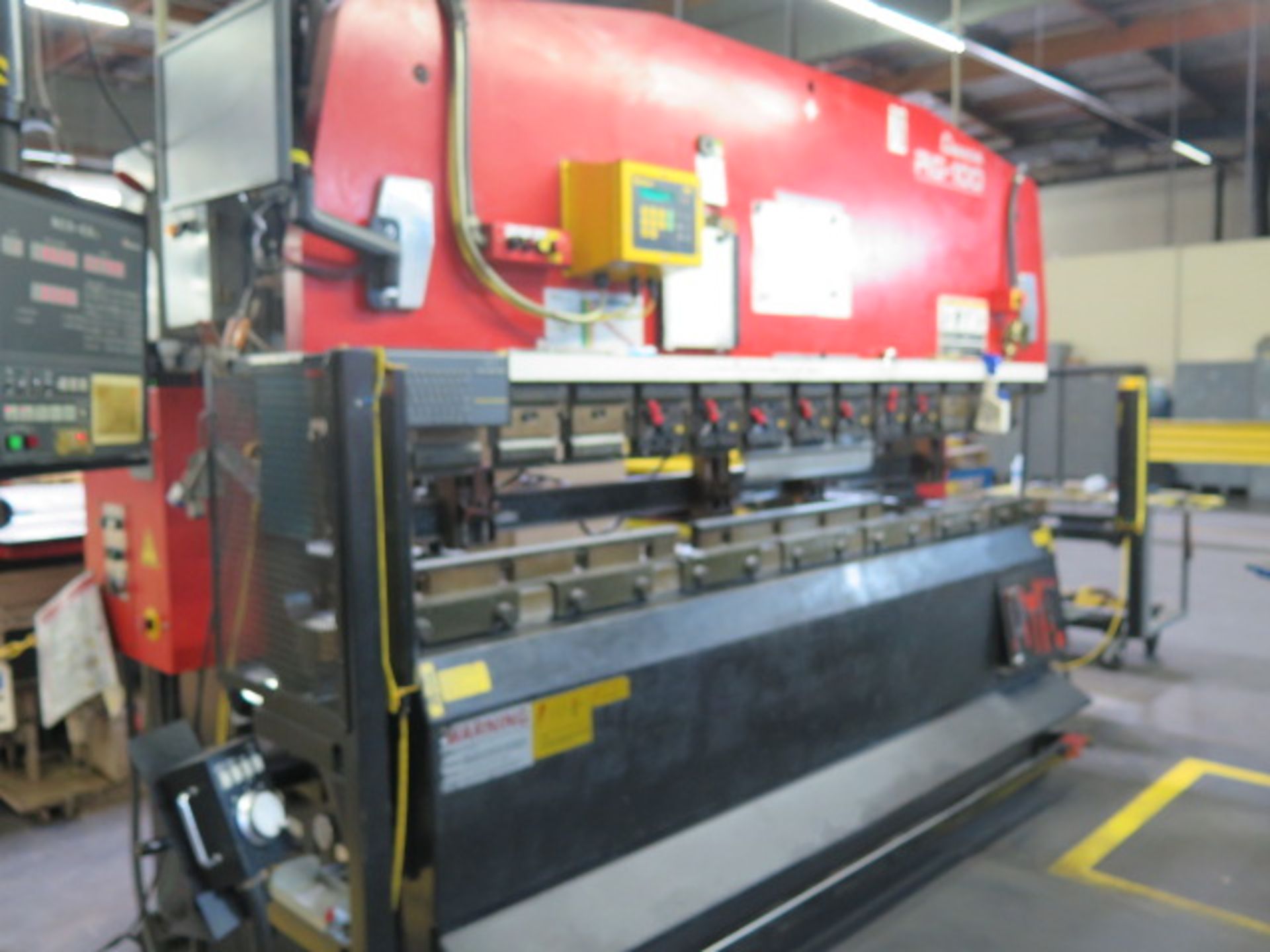 Amada RG-100 100-Ton x 10' CNC Press Brake s/n 105989 w/ Amada NC9-EX II, 118.1" Bed, SOLD AS IS - Image 2 of 17