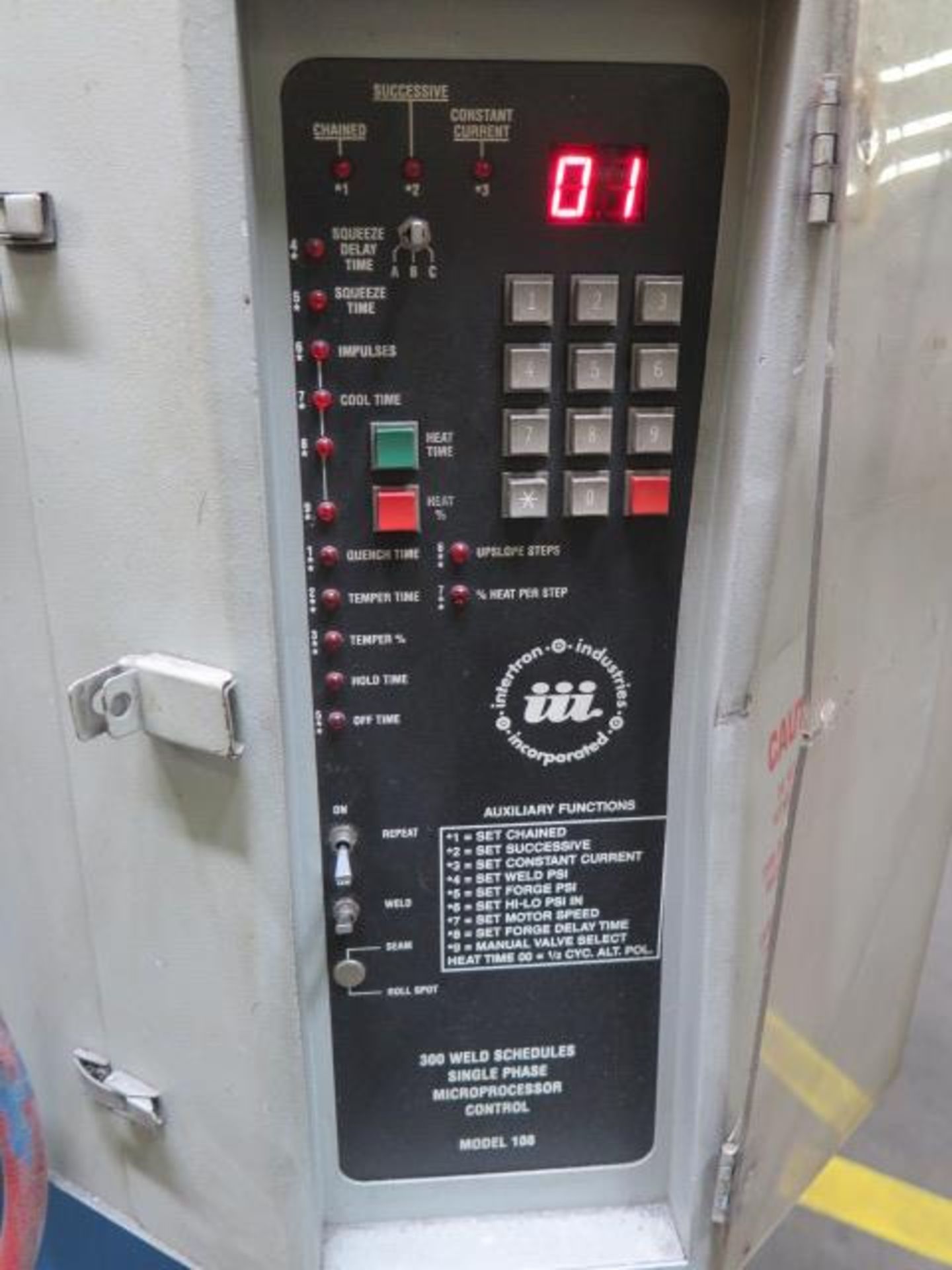 Acme Type 2-24-30 30kVA Spot Welder s/n 12816 w/ iii Resistance Welding Controls (SOLD AS-IS - NO WA - Image 8 of 9