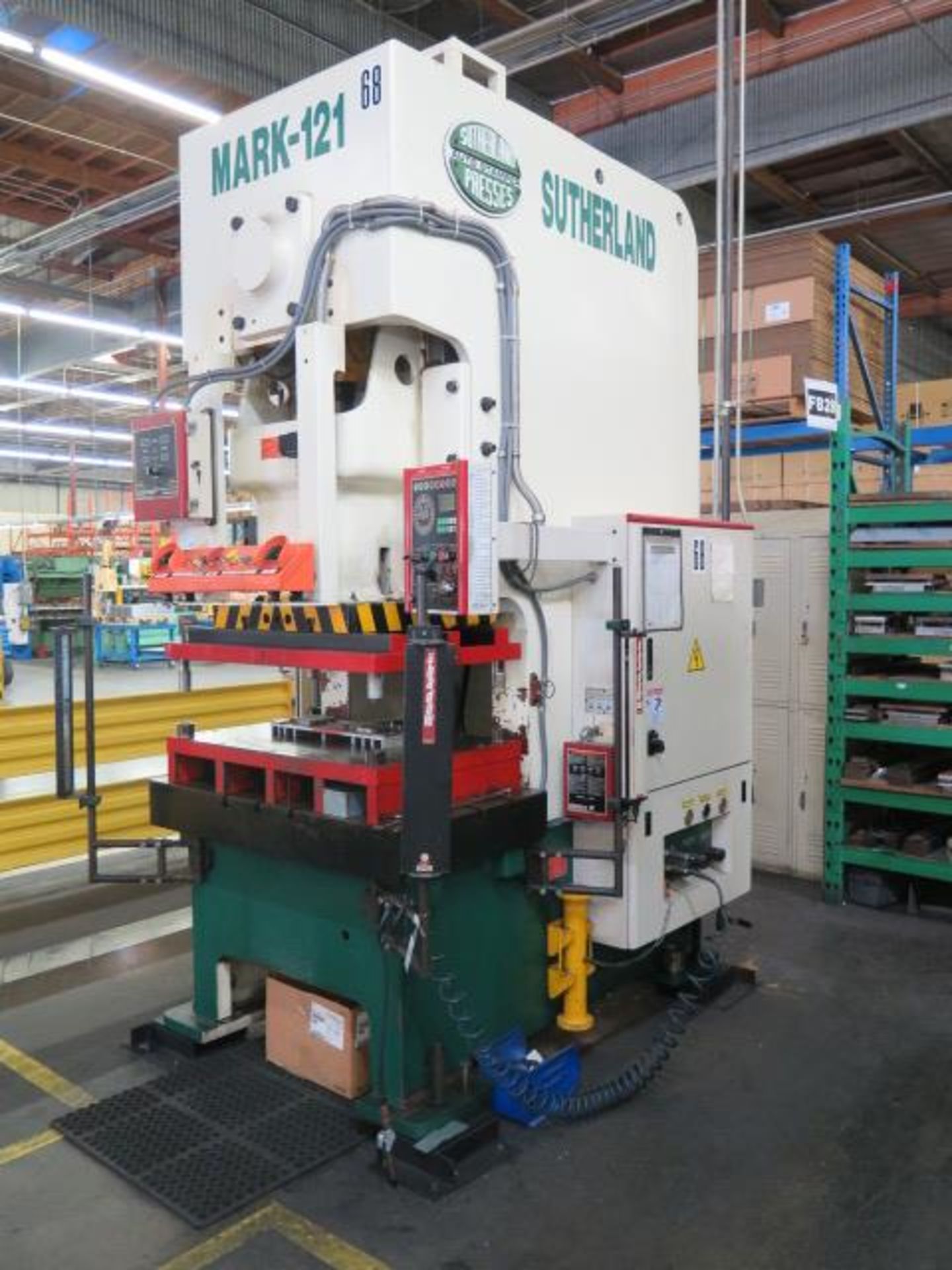 2002 Southerland MARK-121 121 Ton Gap Frame Punch Press s/n 10201101009 Wintress Control, SOLD AS IS - Image 2 of 18