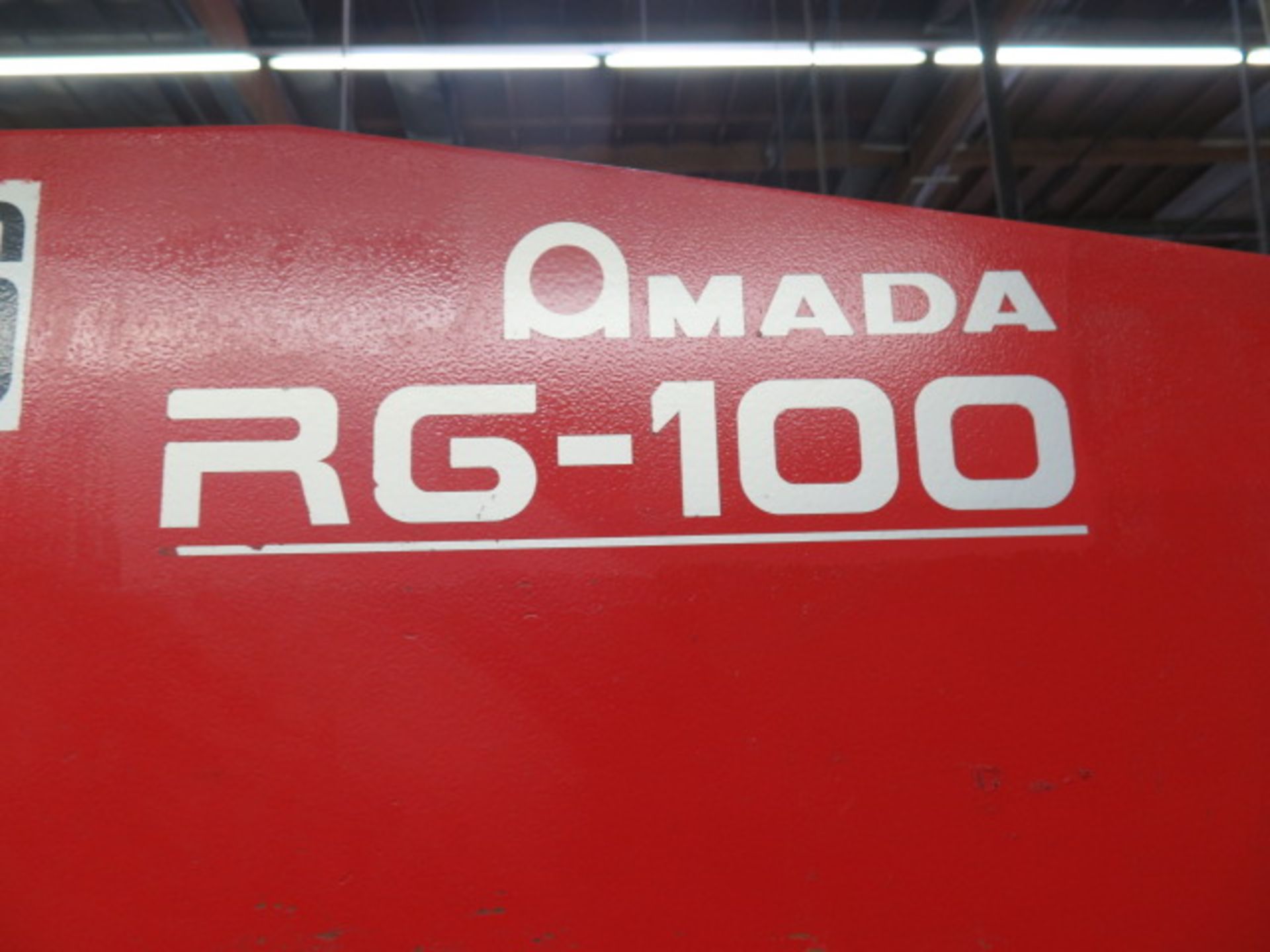 Amada RG-100 100-Ton x 10' CNC Press Brake s/n 105989 w/ Amada NC9-EX II, 118.1" Bed, SOLD AS IS - Image 15 of 17