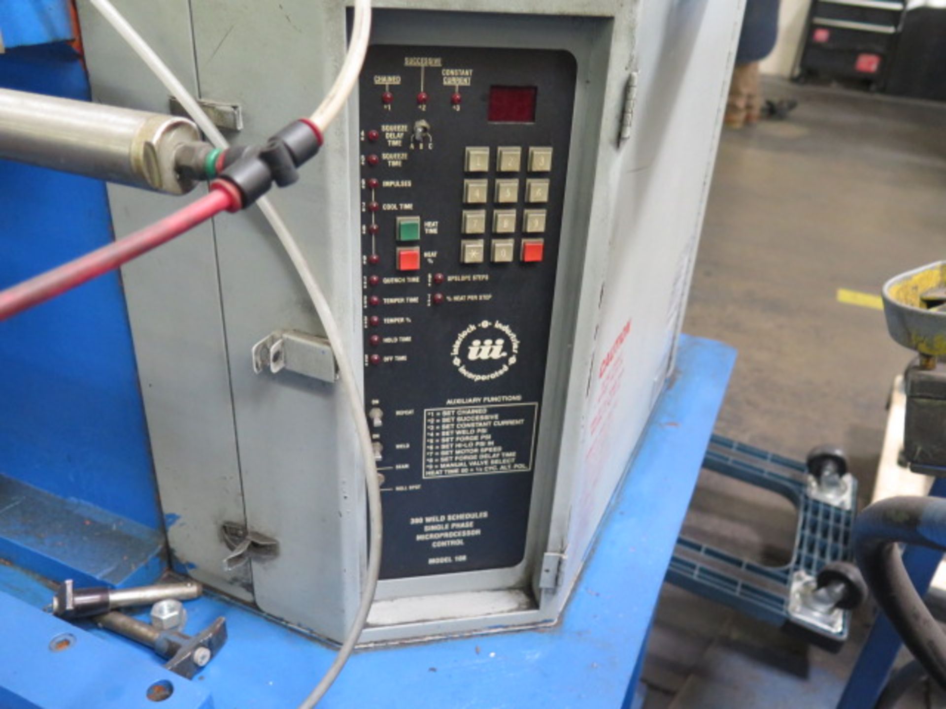 Warren Equip. 24" 50kVA Traversing Spot Welder s/n 52998 w/ iii Resis Welding Controls, SOLD AS IS - Image 11 of 13