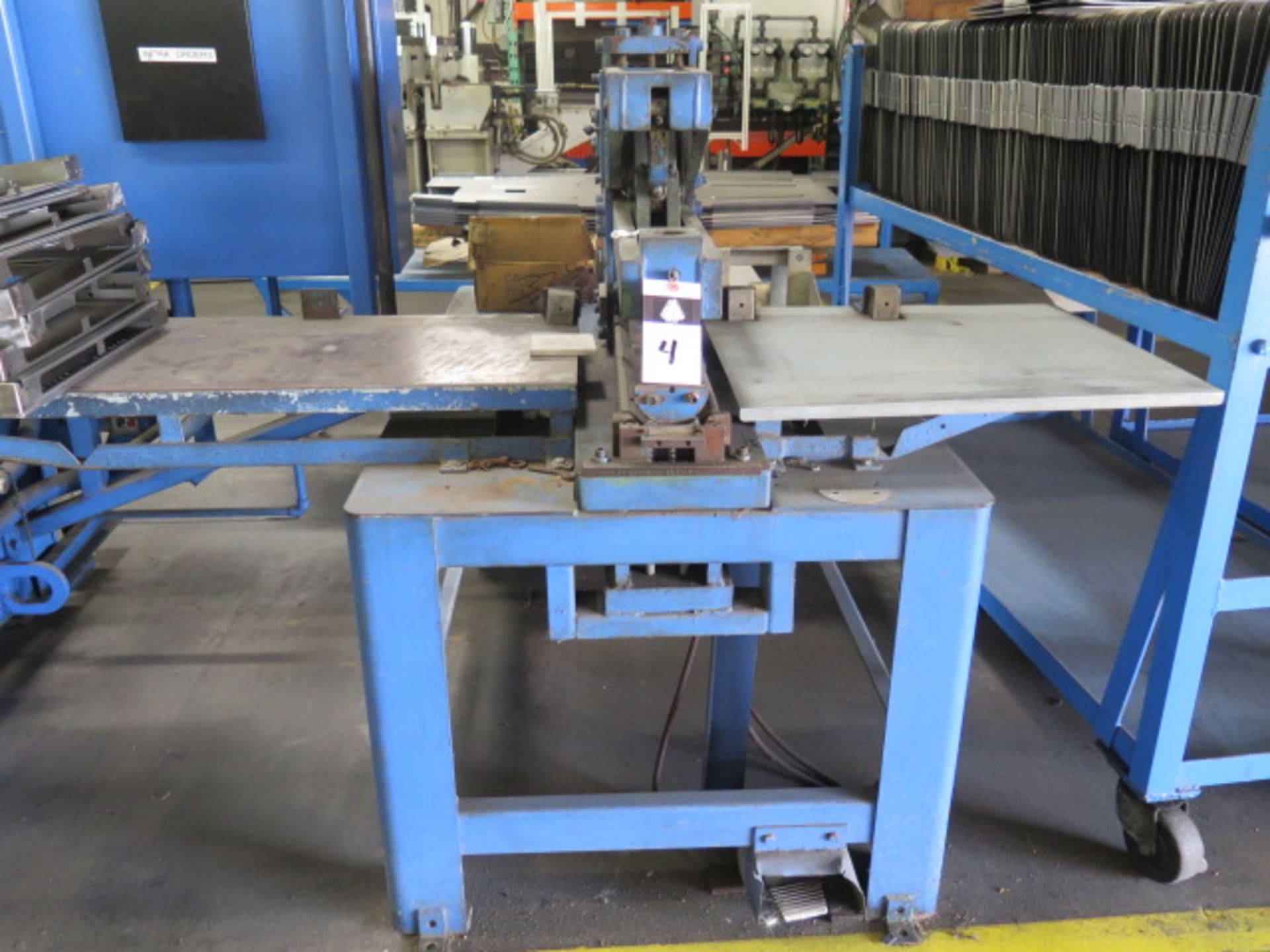 Custom 18" Hydraulic Bending Press (SOLD AS-IS - NO WARRANTY)