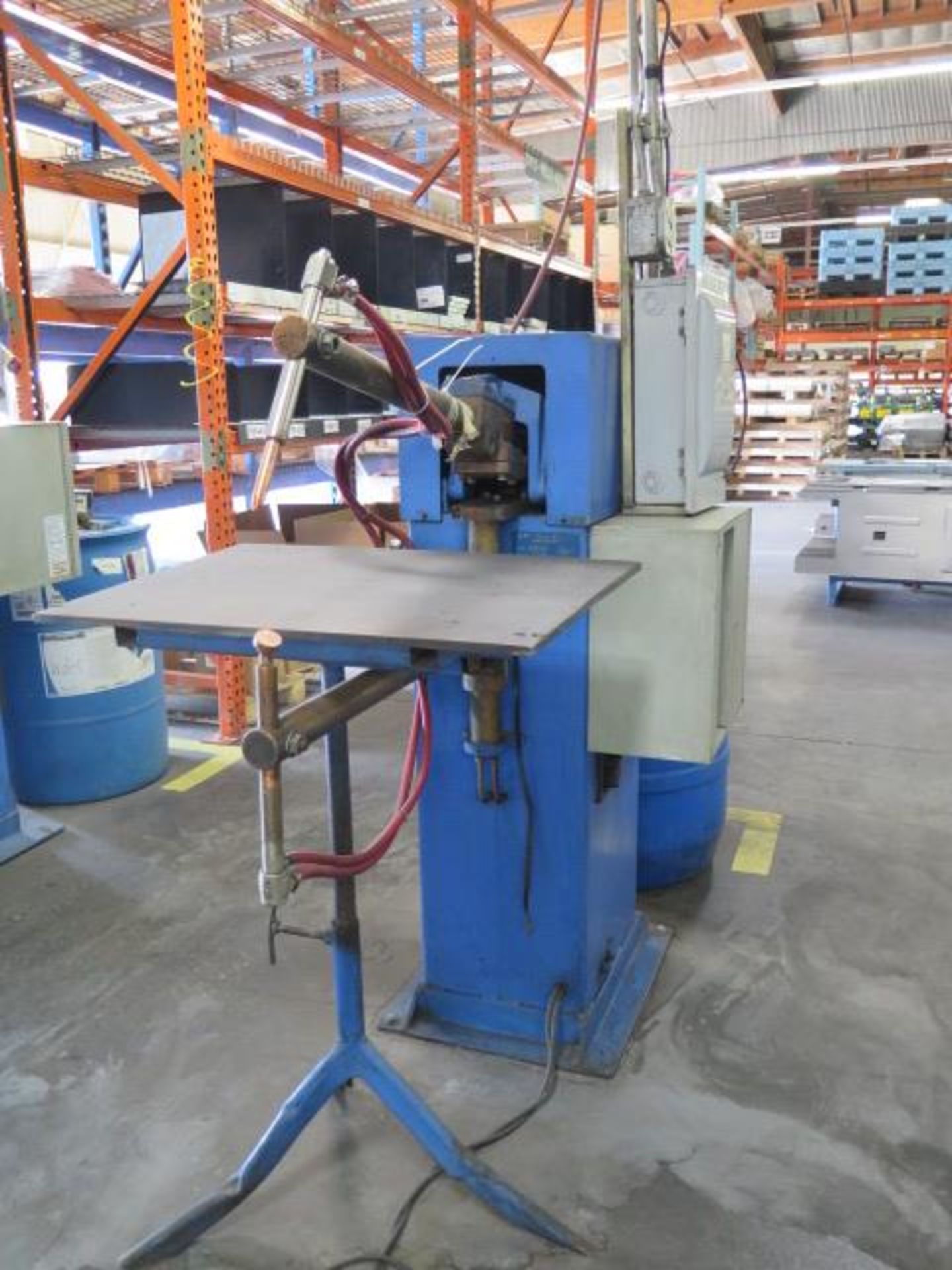 Acme Type 2-24-30 30kVA Spot Welder s/n 15841 w/ iii Resistance Welding Controls (SOLD AS-IS - NO WA