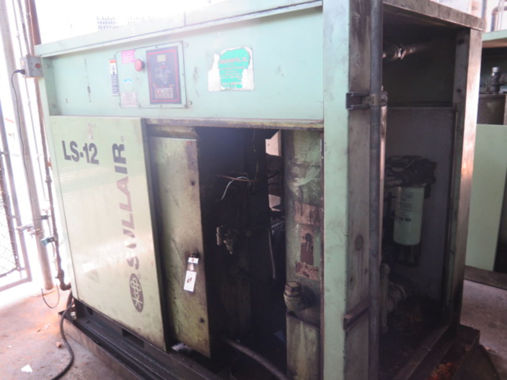 Sullaire LS-12-50L-ACAC 50Hp Rotary Air Compressor s/n 003-104258 (SOLD AS-IS - NO WARRANTY) - Image 3 of 8