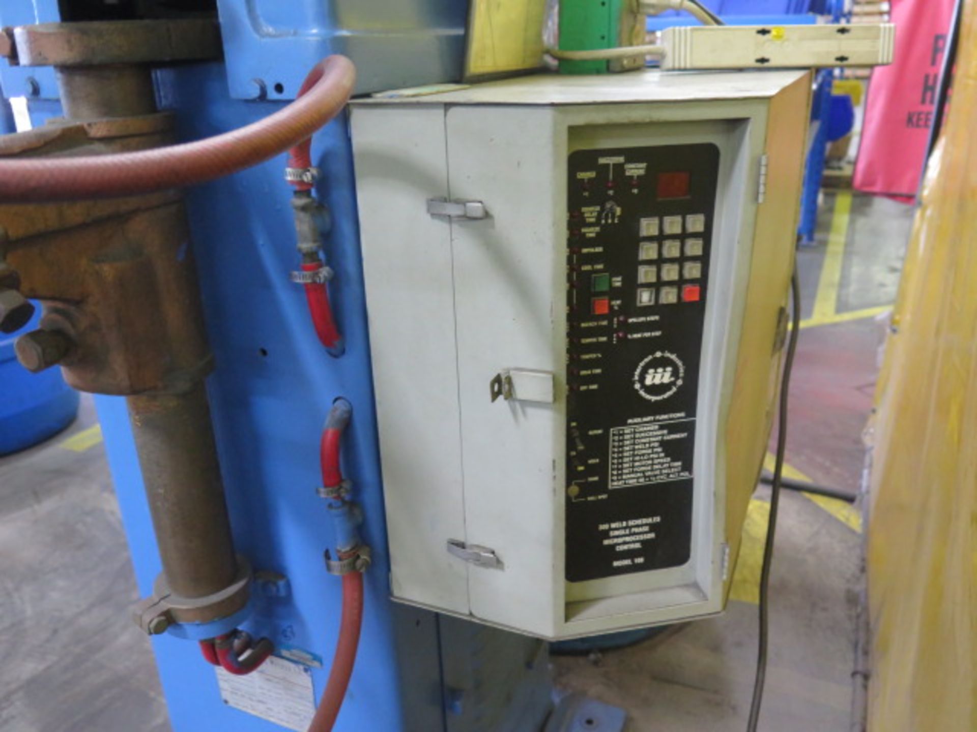 Acme Type 2-18-30 30kVA Spot Welder s/n 8360 w/ iii Resistance Welding Controls (SOLD AS-IS - NO WA - Image 8 of 10