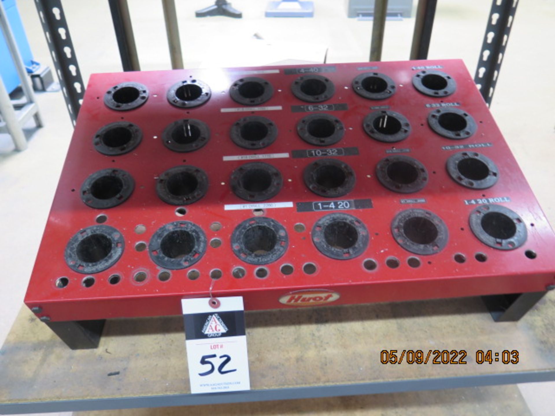 Huot 40-Taper Tooling Rack (SOLD AS-IS - NO WARRANTY)