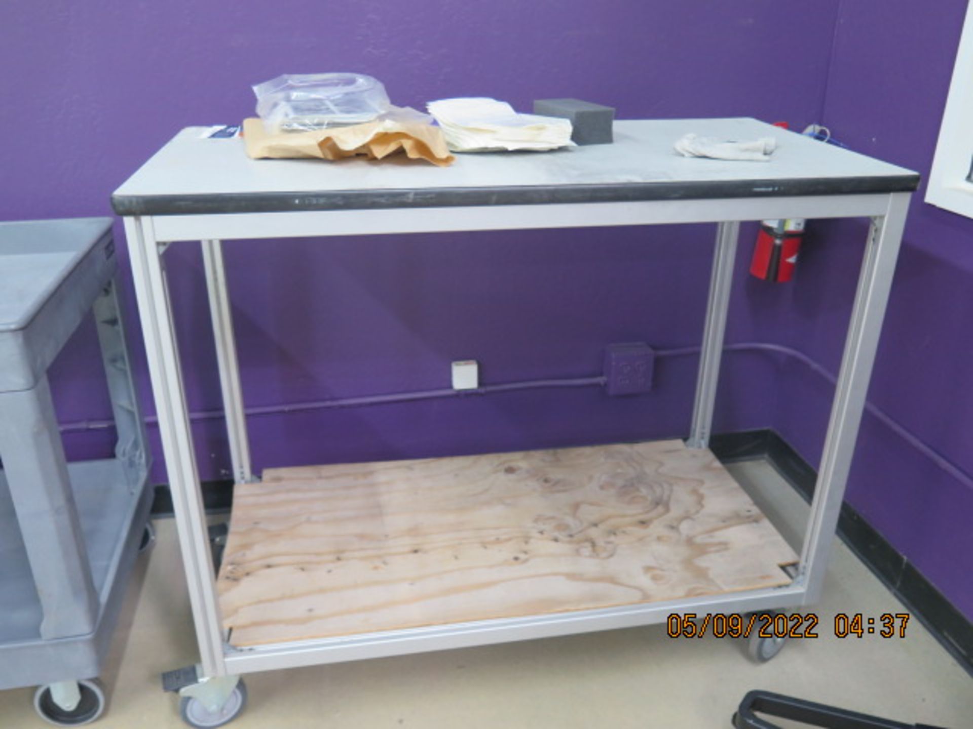 Rolling Table and Shop Cart (SOLD AS-IS - NO WARRANTY) - Image 4 of 4