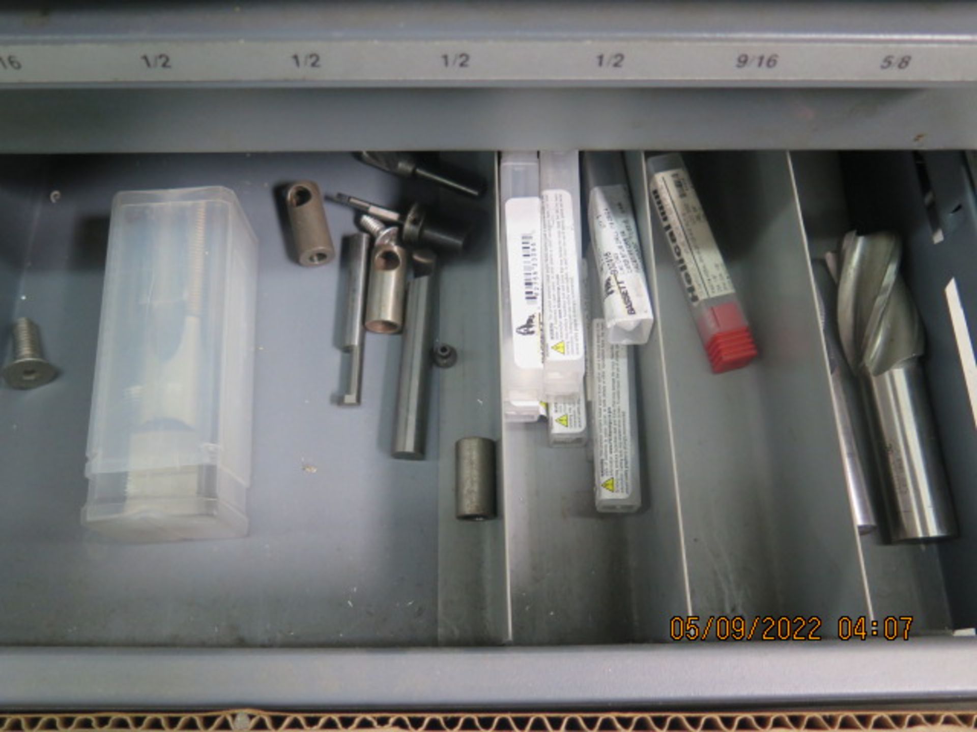Huot Endmill Cabinet w/ Carbide Endmills (SOLD AS-IS - NO WARRANTY) - Image 10 of 10