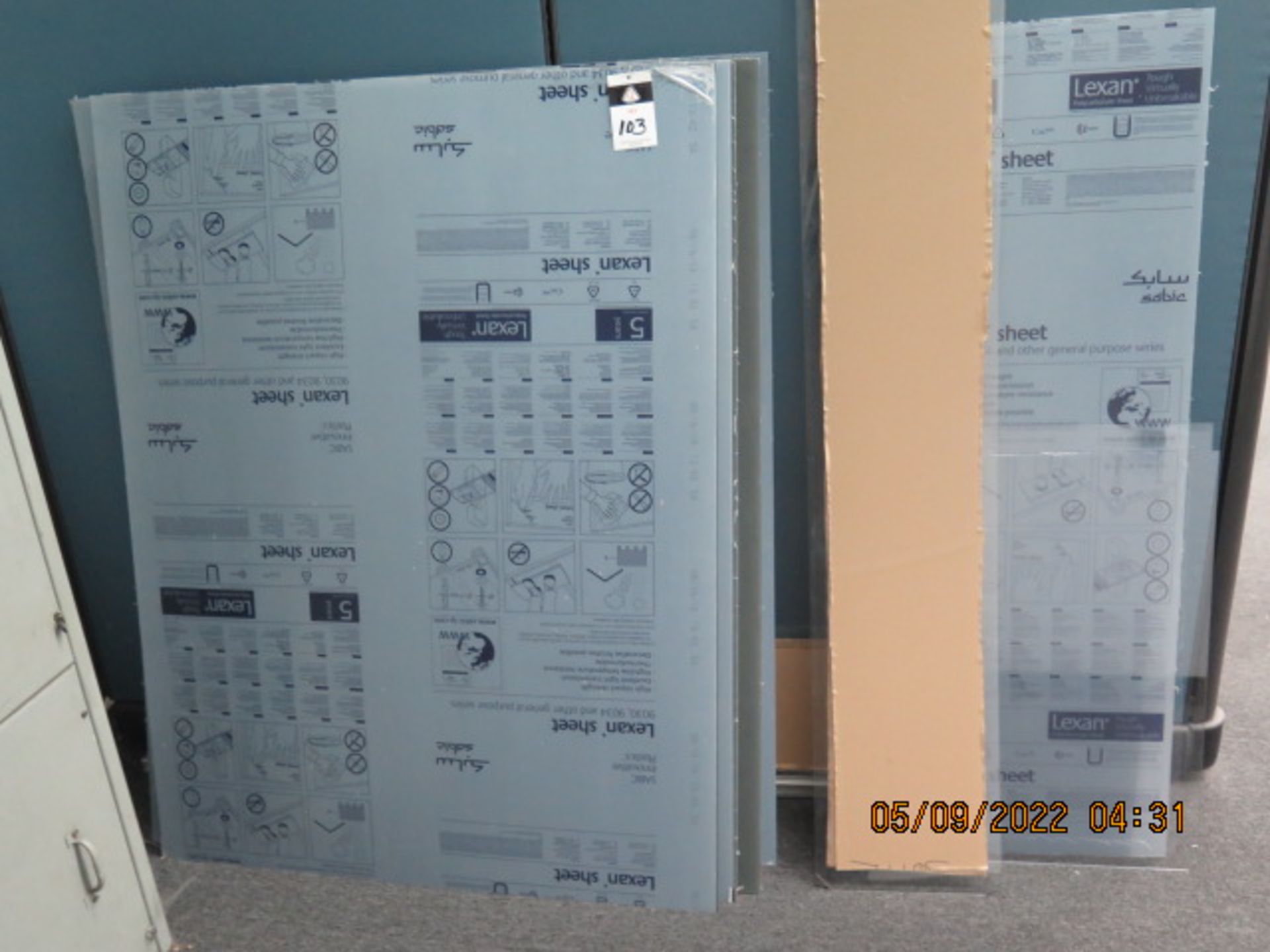 Lexan Sheeting (SOLD AS-IS - NO WARRANTY)