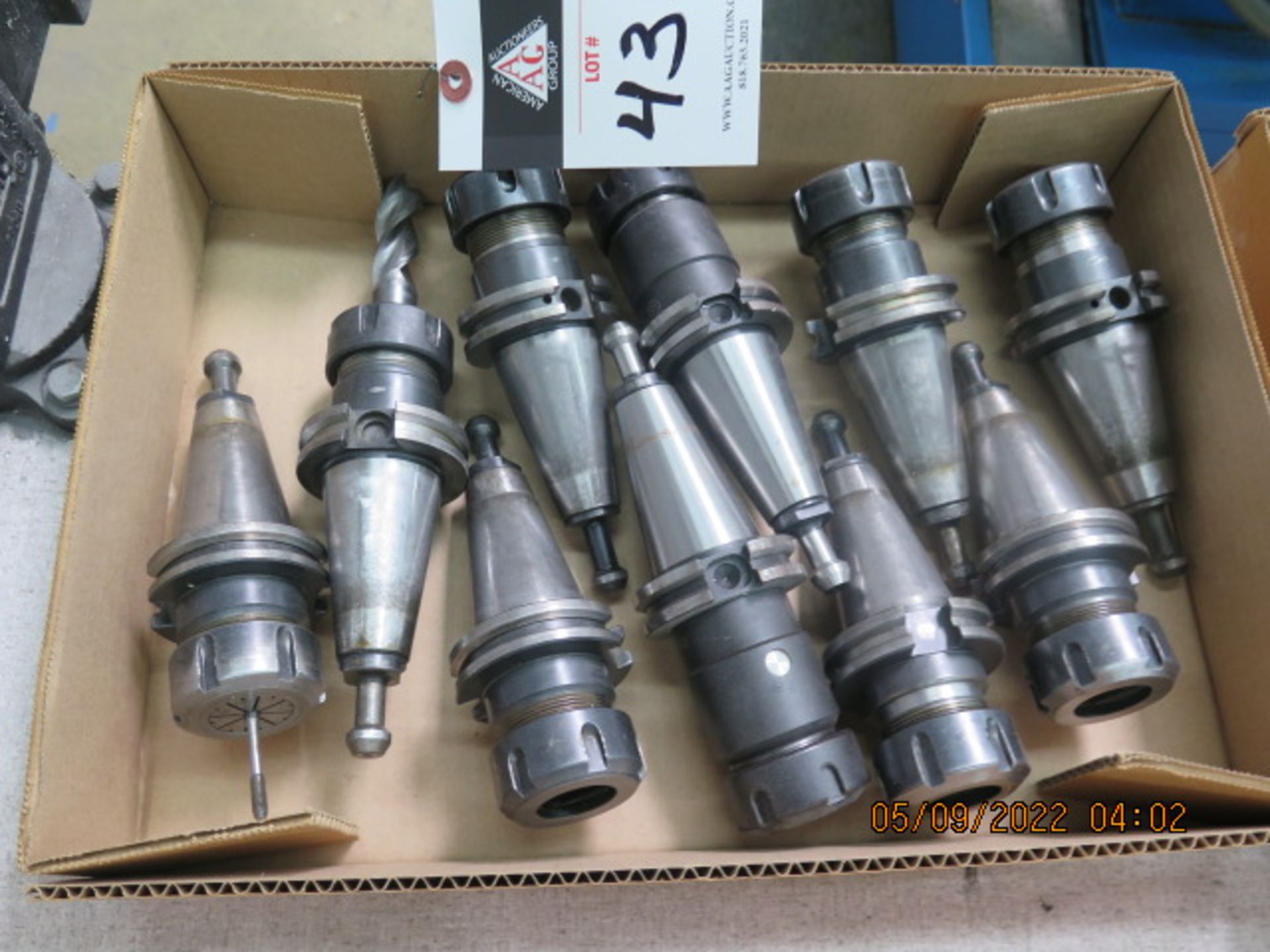 CAT-40 Taper ER32 Collet Chucks (10) (SOLD AS-IS - NO WARRANTY)