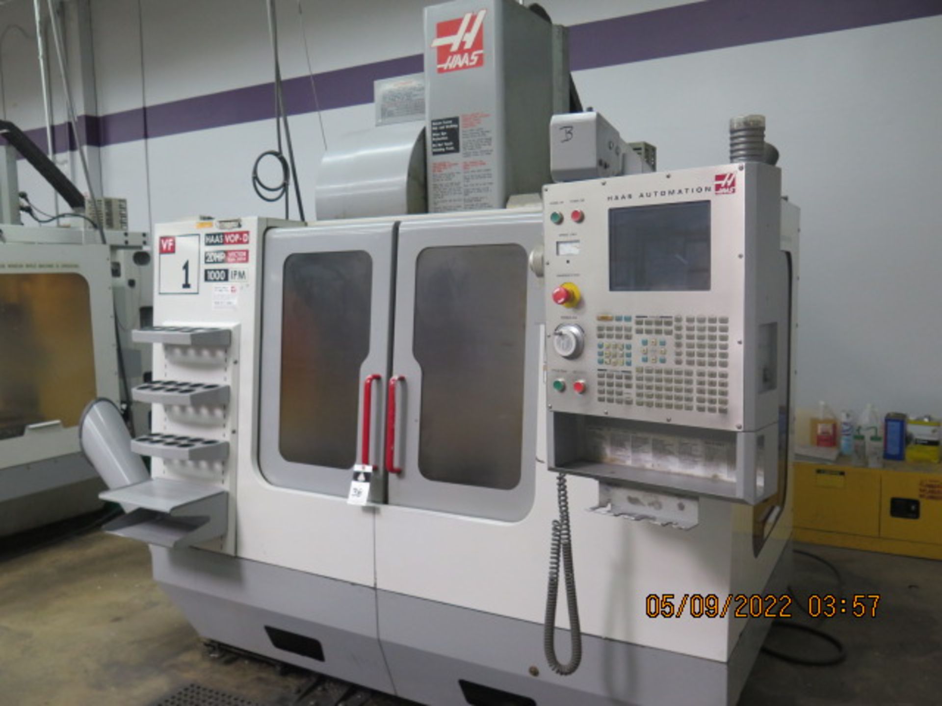 2005 Haas VF-1D CNC VMC s/n 41409 w/ Haas Controls, Hand Wheel, 24-Station ATC, SOLD AS IS - Image 2 of 16