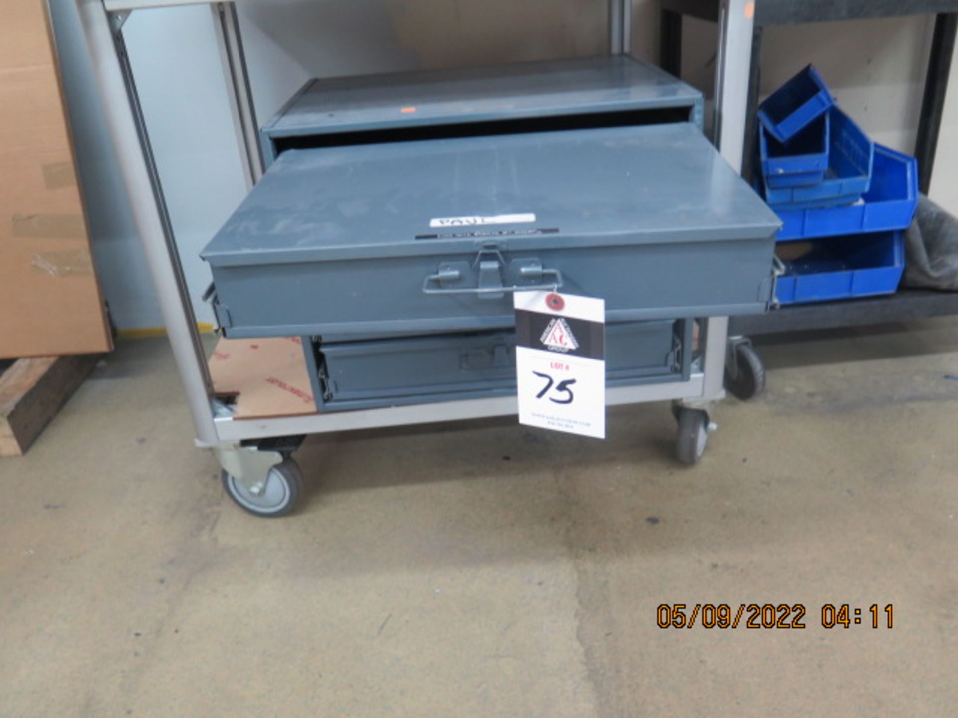 Hardware Cabinets and Hardware w/ Rolling Table (SOLD AS-IS - NO WARRANTY) - Image 2 of 7