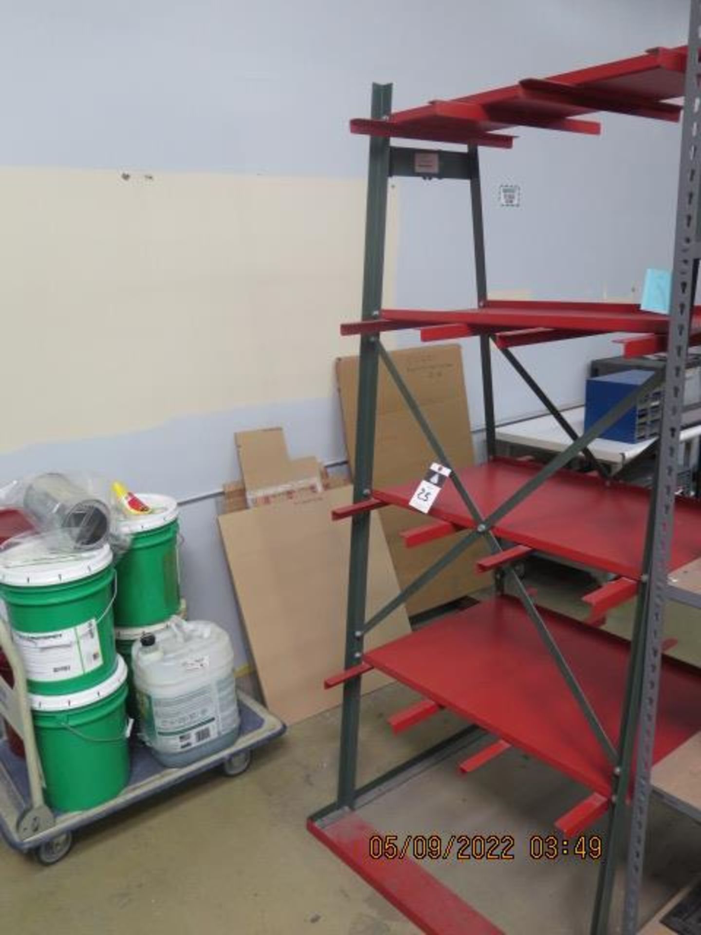 Vertical Material Rack (SOLD AS-IS - NO WARRANTY)
