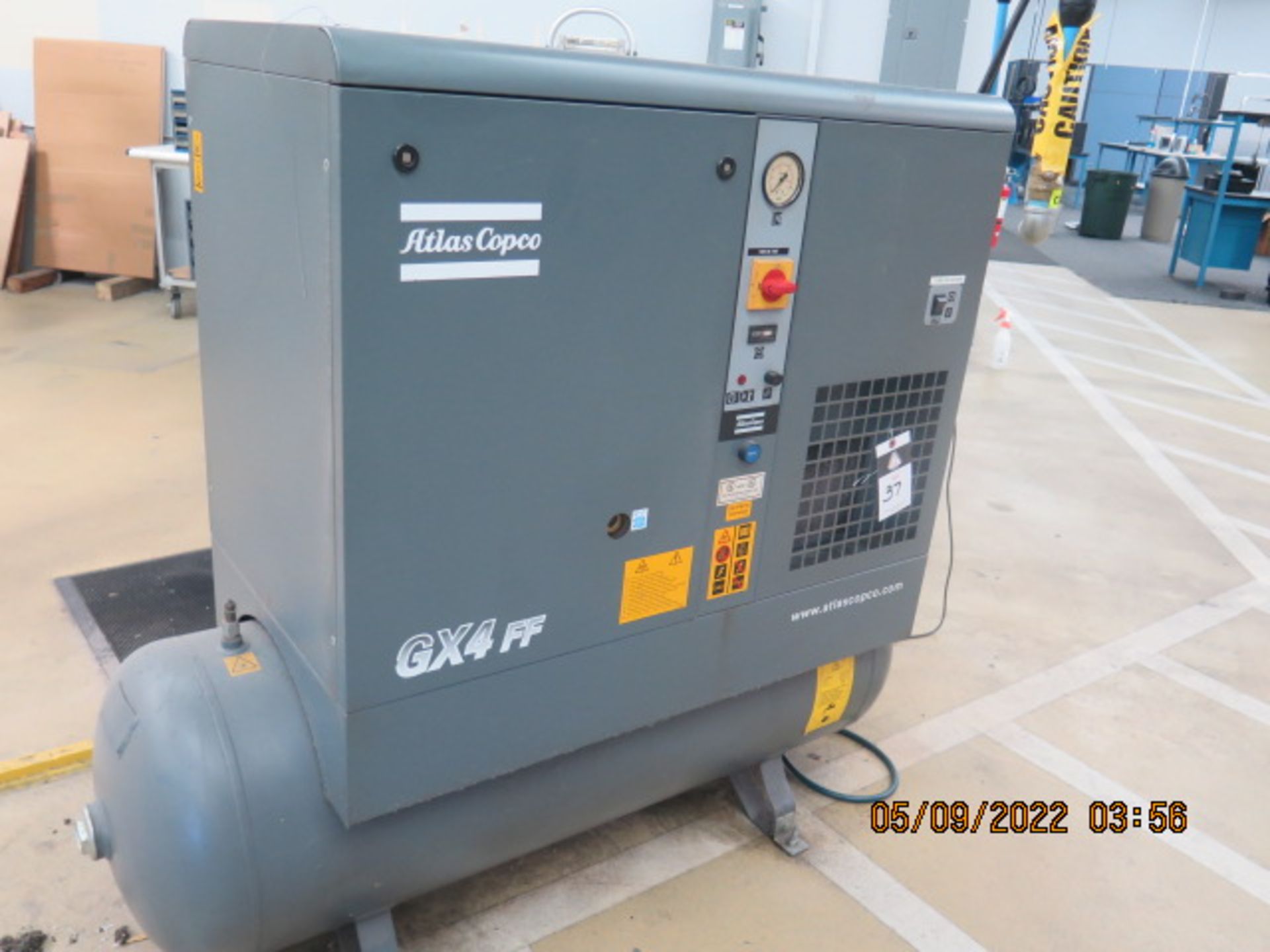 2004 Atlas Copco GX4 FF CSA/UL 5Hp Rotary Air Comp s/n AII643096 w/ Built-In Air Dryer, SOLD AS IS - Image 2 of 9