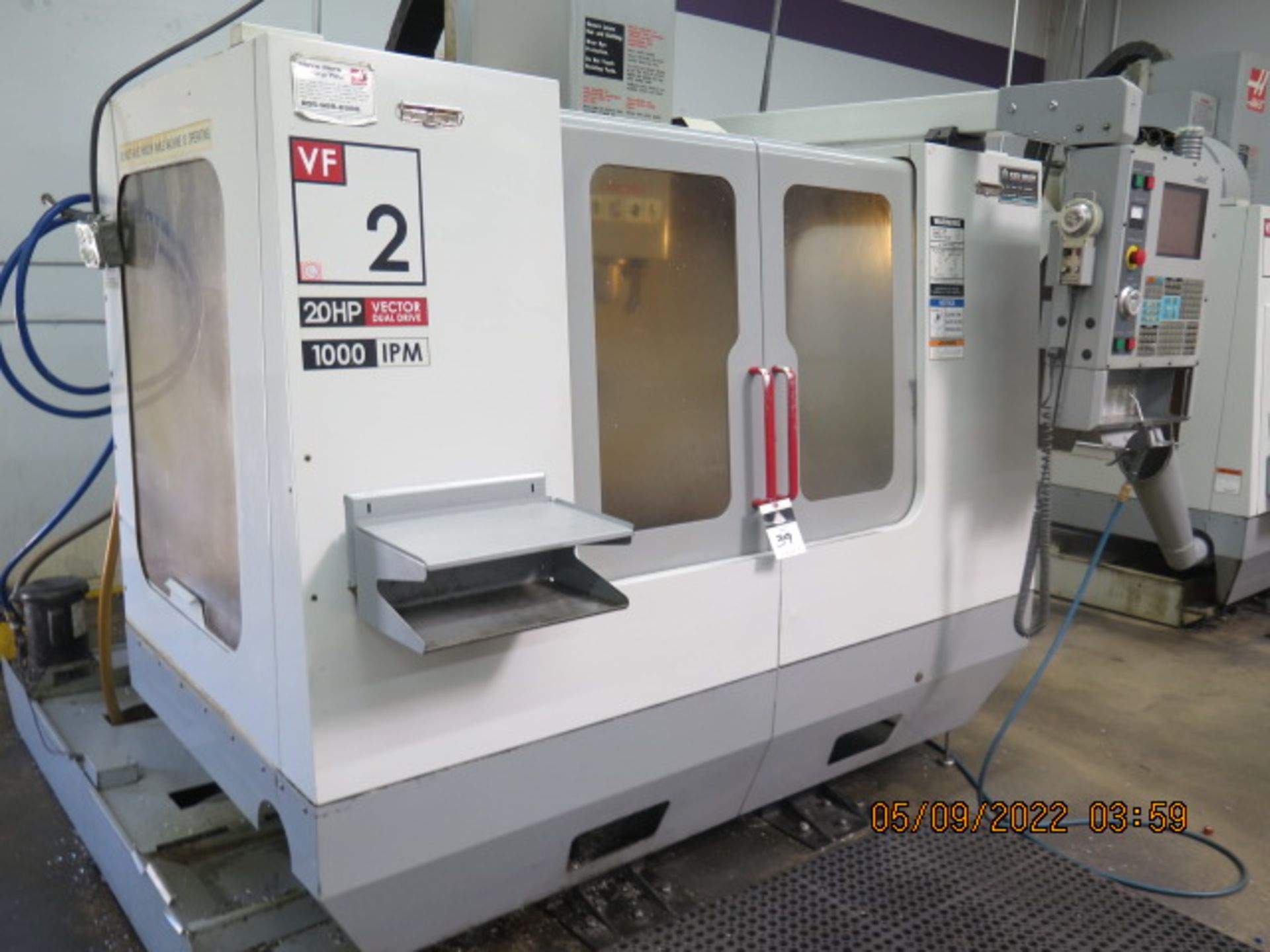 2004 Haas VF-2D CNC VMC s/n 36381 w/ Haas Controls, Hand Wheel, 20-Station ATC, SOLD AS IS - Image 3 of 14