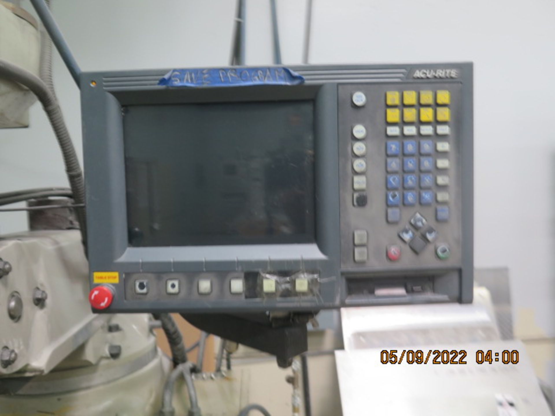 Acra AM3 VVA 3-Axis CNC Vertical Mill s/n 0602183 w/ Acu-Rite CNC, (HAS “Z” FAULT ERROR, SOLD AS IS - Image 7 of 12