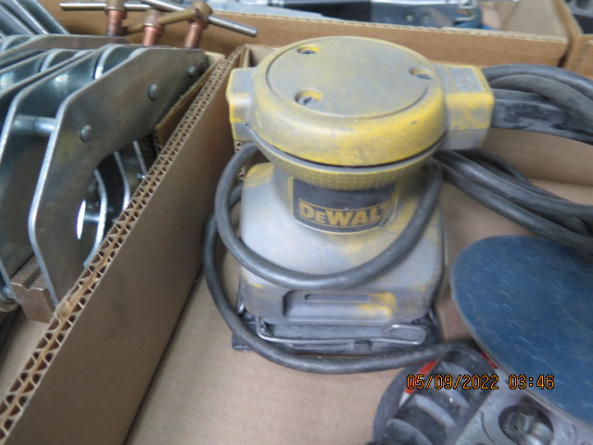 Pneumatic Orbital Sander and DeWalt Electric Pad Sander (SOLD AS-IS - NO WARRANTY) - Image 4 of 5