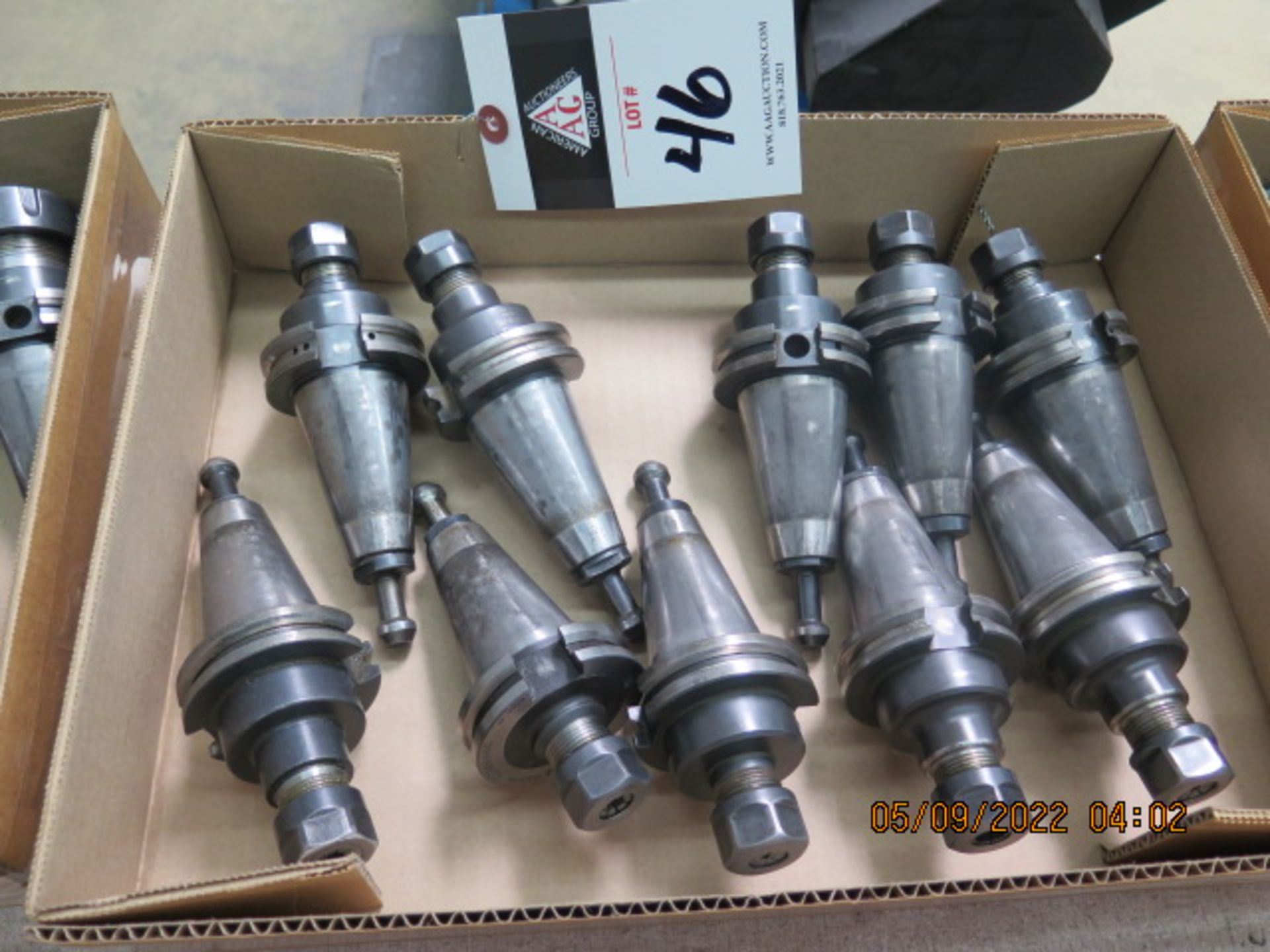 CAT-40 Taper ER16 Collet Chucks (10) (SOLD AS-IS - NO WARRANTY)