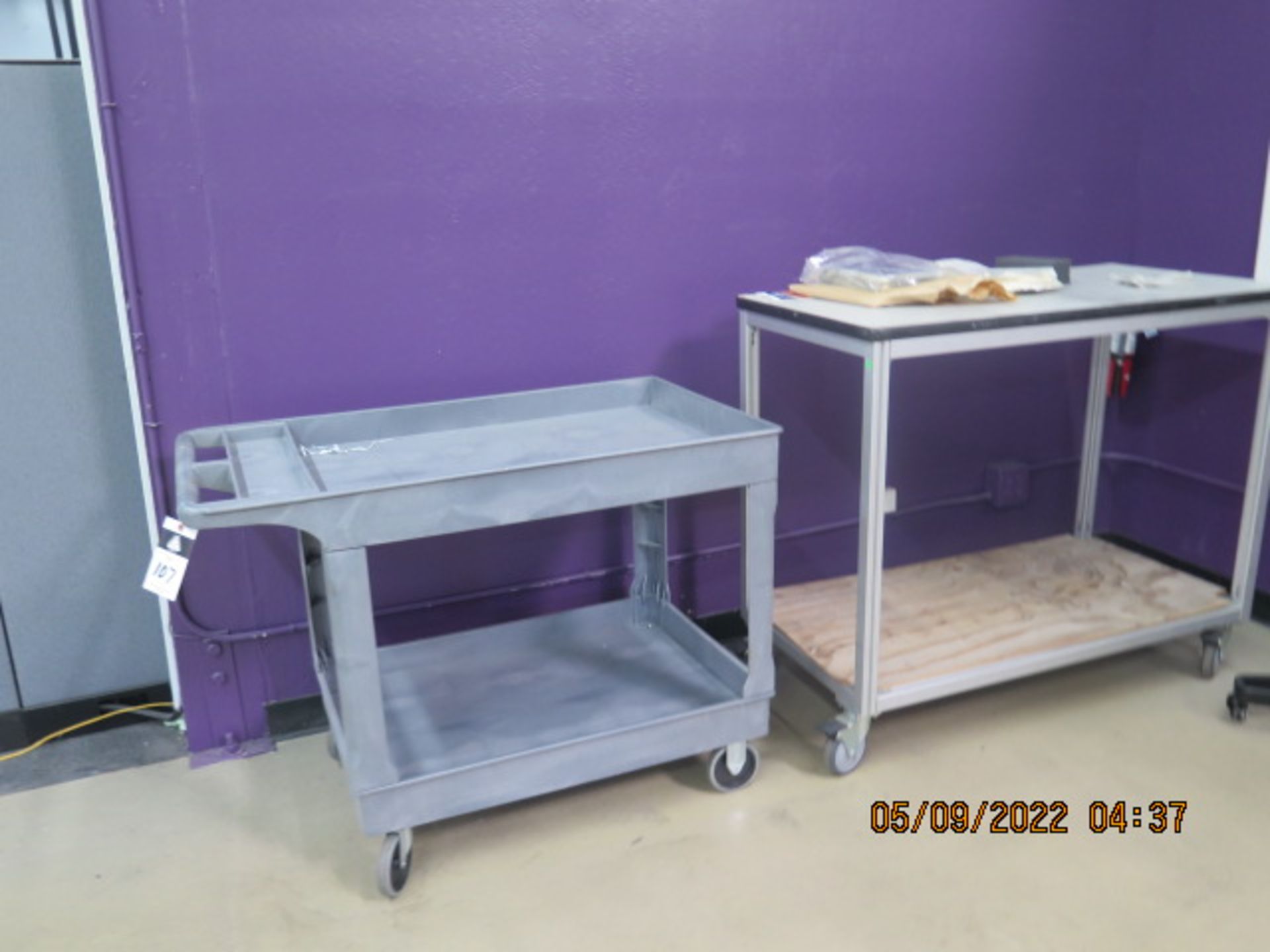Rolling Table and Shop Cart (SOLD AS-IS - NO WARRANTY)