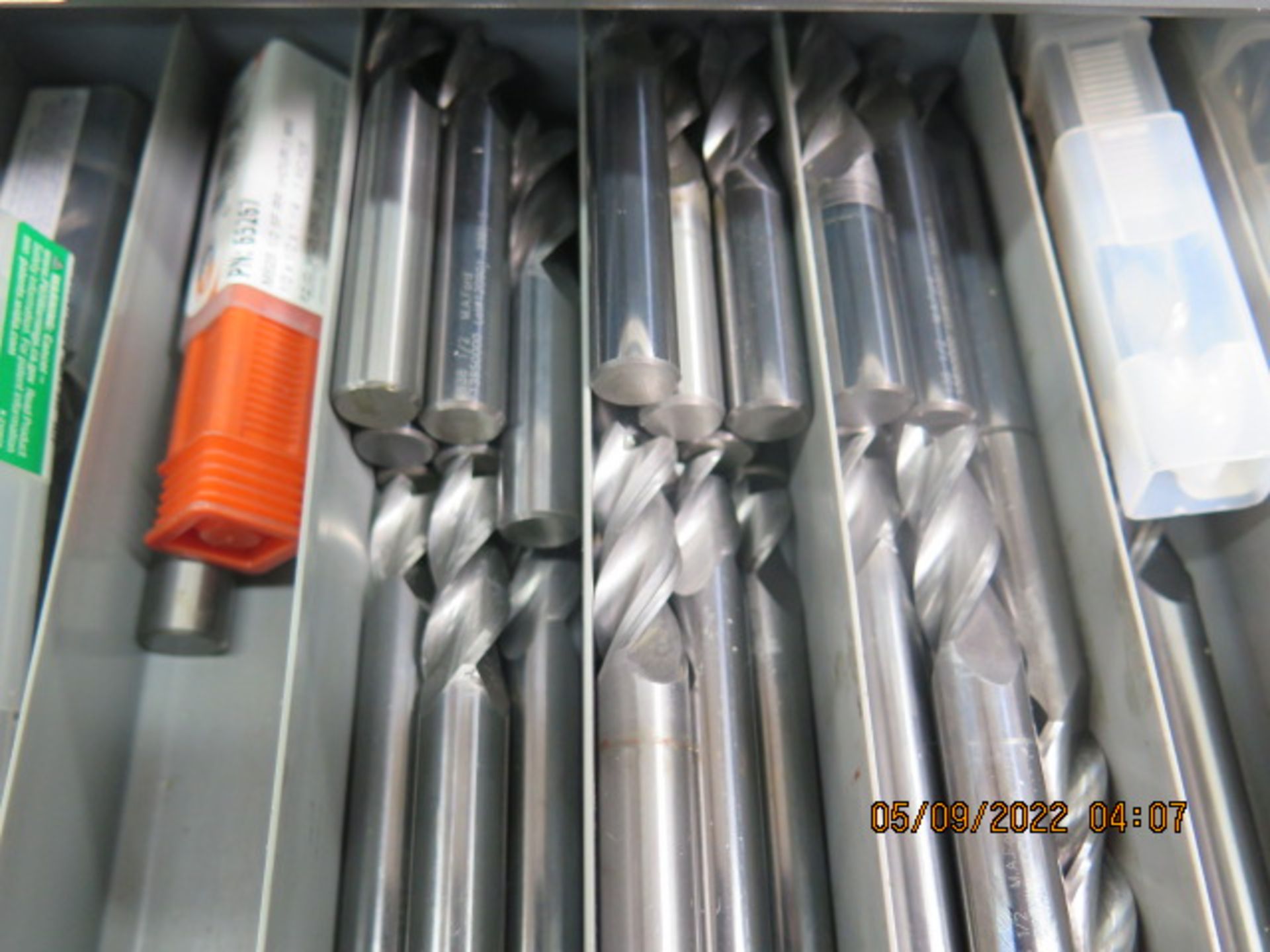 Huot Endmill Cabinet w/ Carbide Endmills (SOLD AS-IS - NO WARRANTY) - Image 6 of 10