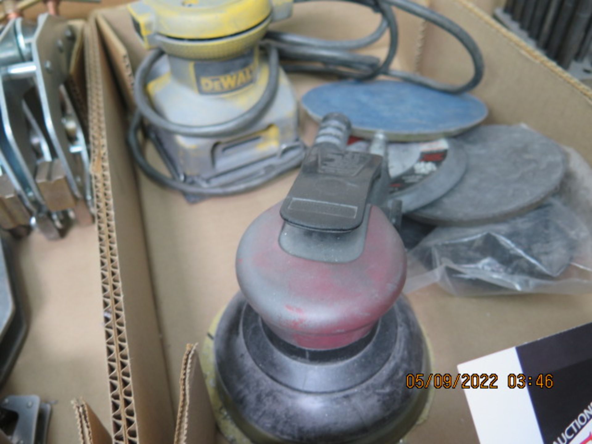 Pneumatic Orbital Sander and DeWalt Electric Pad Sander (SOLD AS-IS - NO WARRANTY) - Image 3 of 5