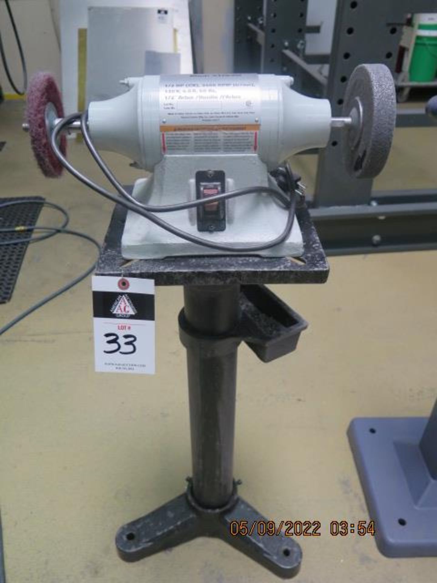 Dayton Pedestal Grinder (SOLD AS-IS - NO WARRANTY)