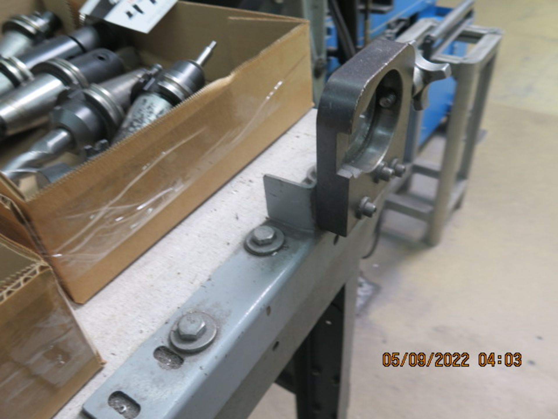 40-Taper Tooling Blocks (2), 4" Bench Vise and Work Bench (SOLD AS-IS - NO WARRANTY) - Image 3 of 4