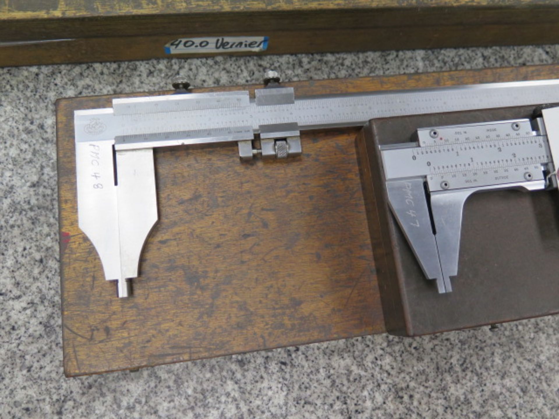 Etalon 24" Vernier Caliper and Starrett 14" Vernier Caliper (SOLD AS-IS - NO WARRANTY) - Image 2 of 3