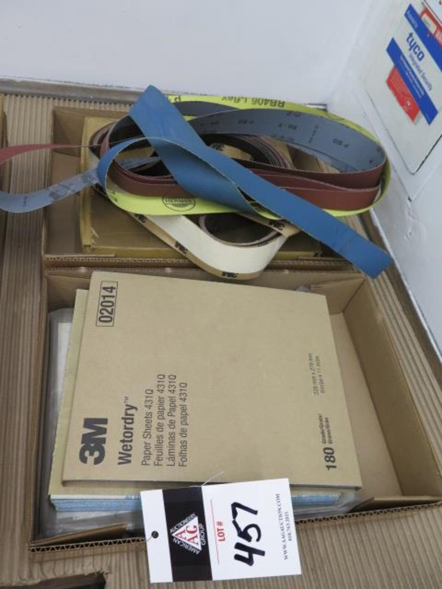 Sanding Belts and Sand Paper (SOLD AS-IS - NO WARRANTY)