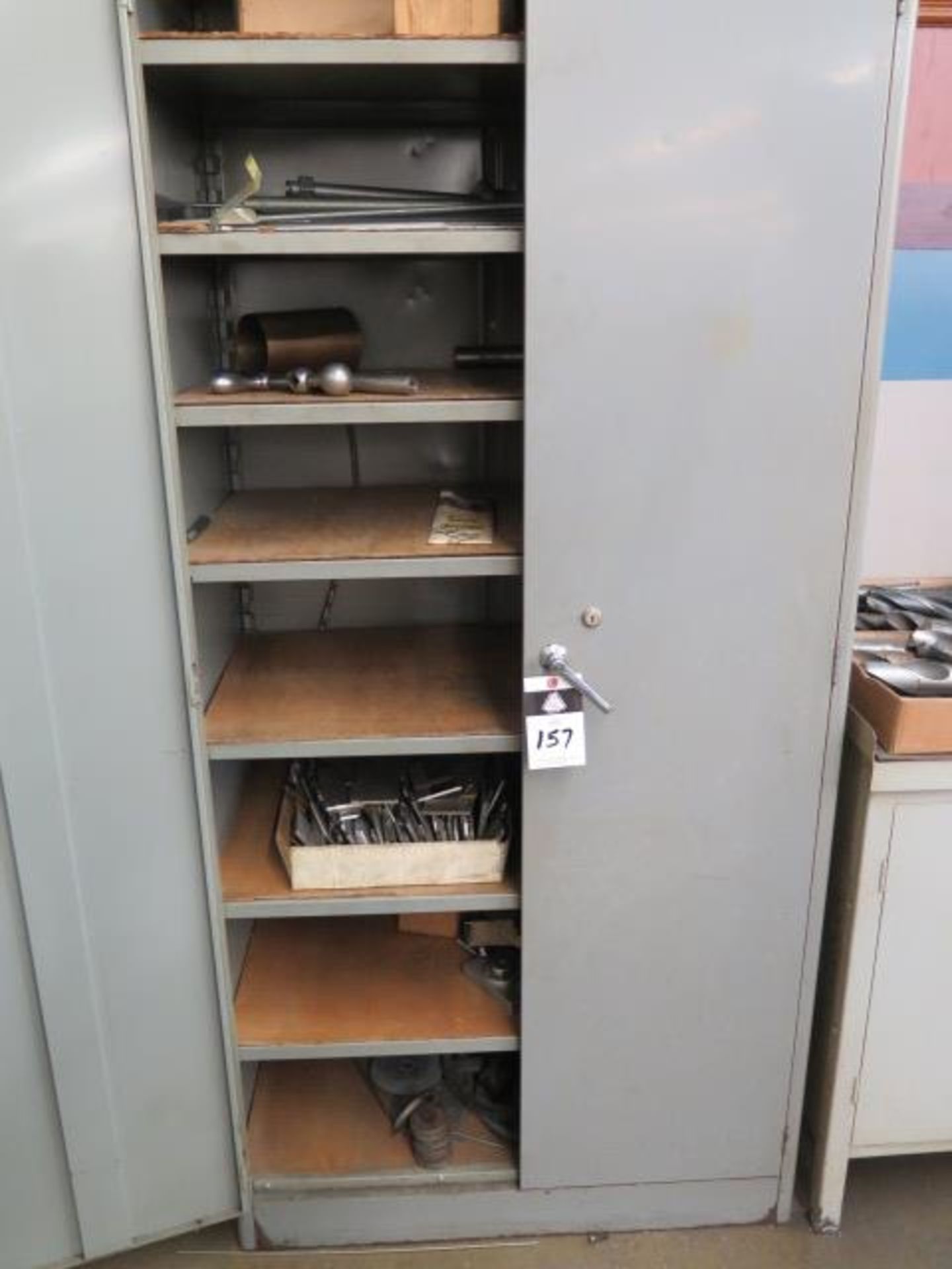 Storage Cabinet w/ Misc (SOLD AS-IS - NO WARRANTY)