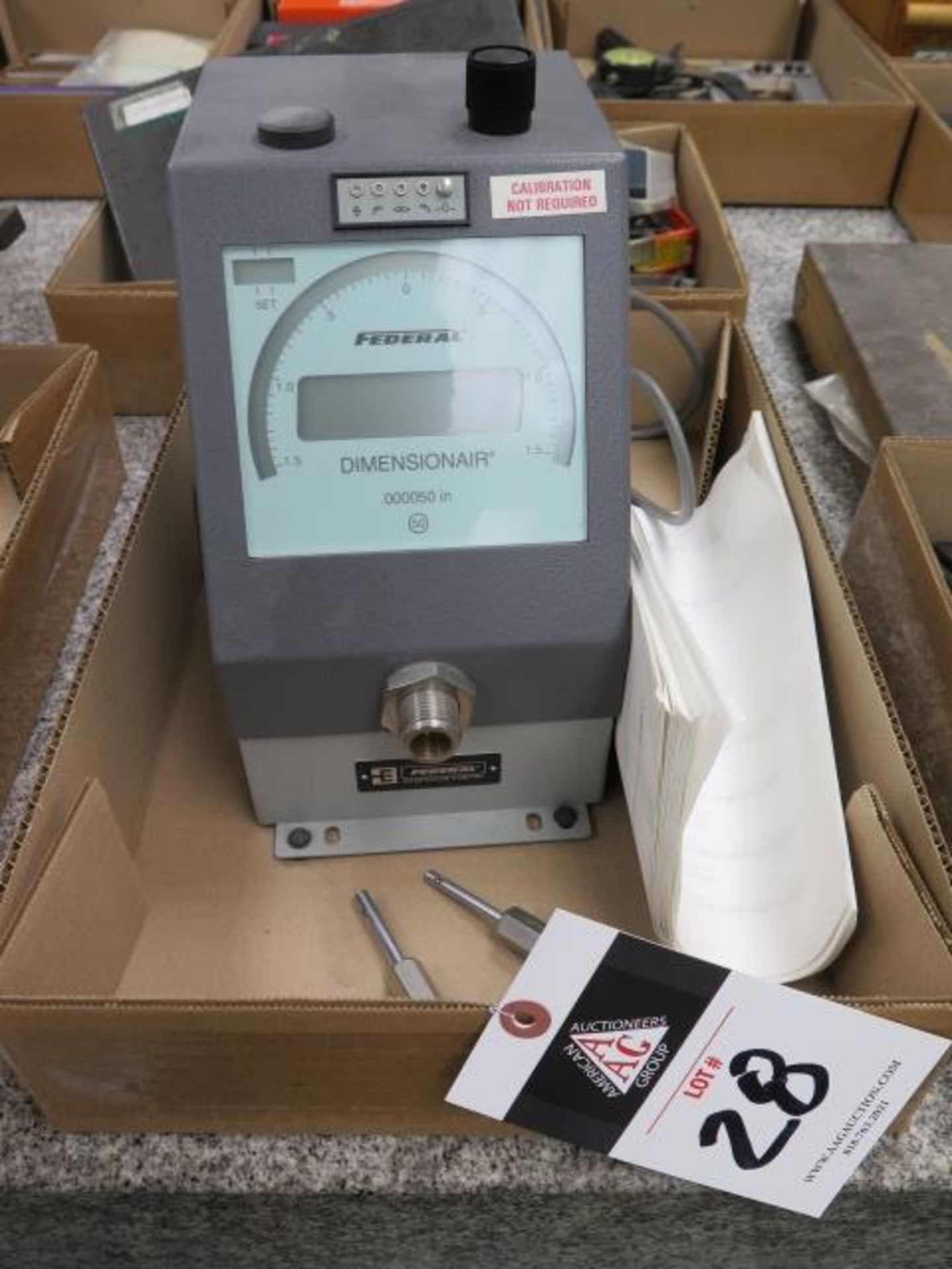 Federal "Dimensionair" Digital Air Bore Gage (SOLD AS-IS - NO WARRANTY)