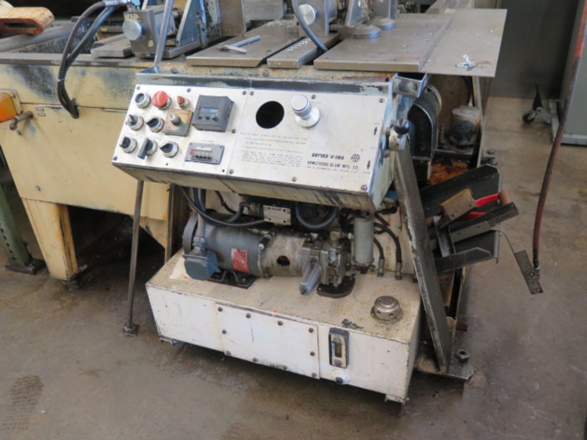 Armstrong-Blum Marvel Series V-10A Vertical Miter Band Saw s/n D107310-W,Marvel Controls, SOLD AS IS - Image 3 of 10