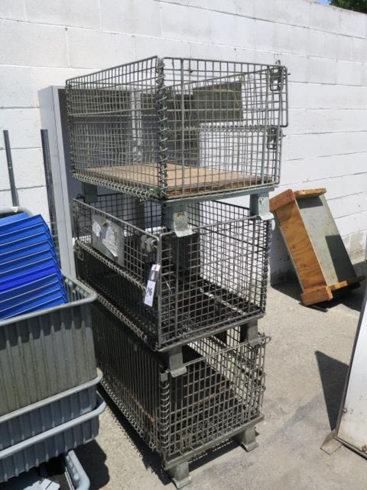 Wire Frame Baskets and Plastic Bins (SOLD AS-IS - NO WARRANTY) - Image 2 of 3