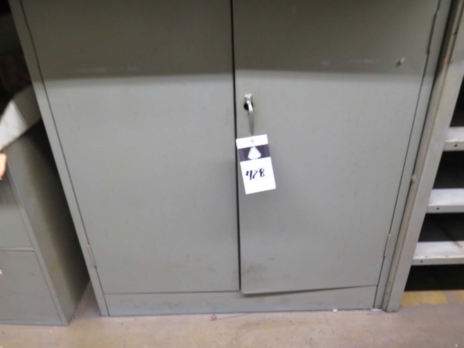 Storage Cabinets (2) w/ Misc (SOLD AS-IS - NO WARRANTY) - Image 2 of 4