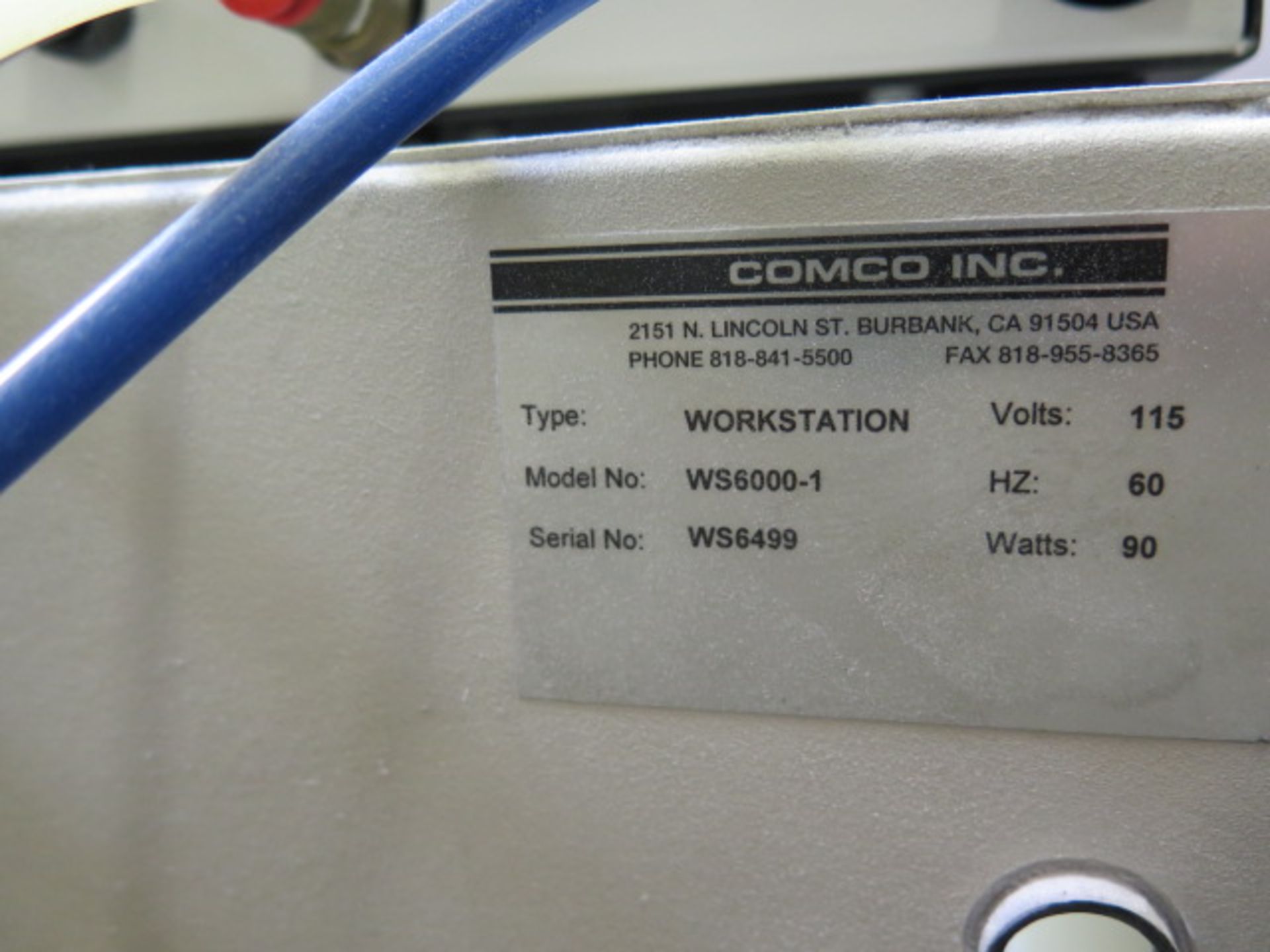 Comco Micro Blaster Micro-Dry Blast Cabinet w/ Acces (SOLD AS-IS - NO WARRANTY) - Image 10 of 10