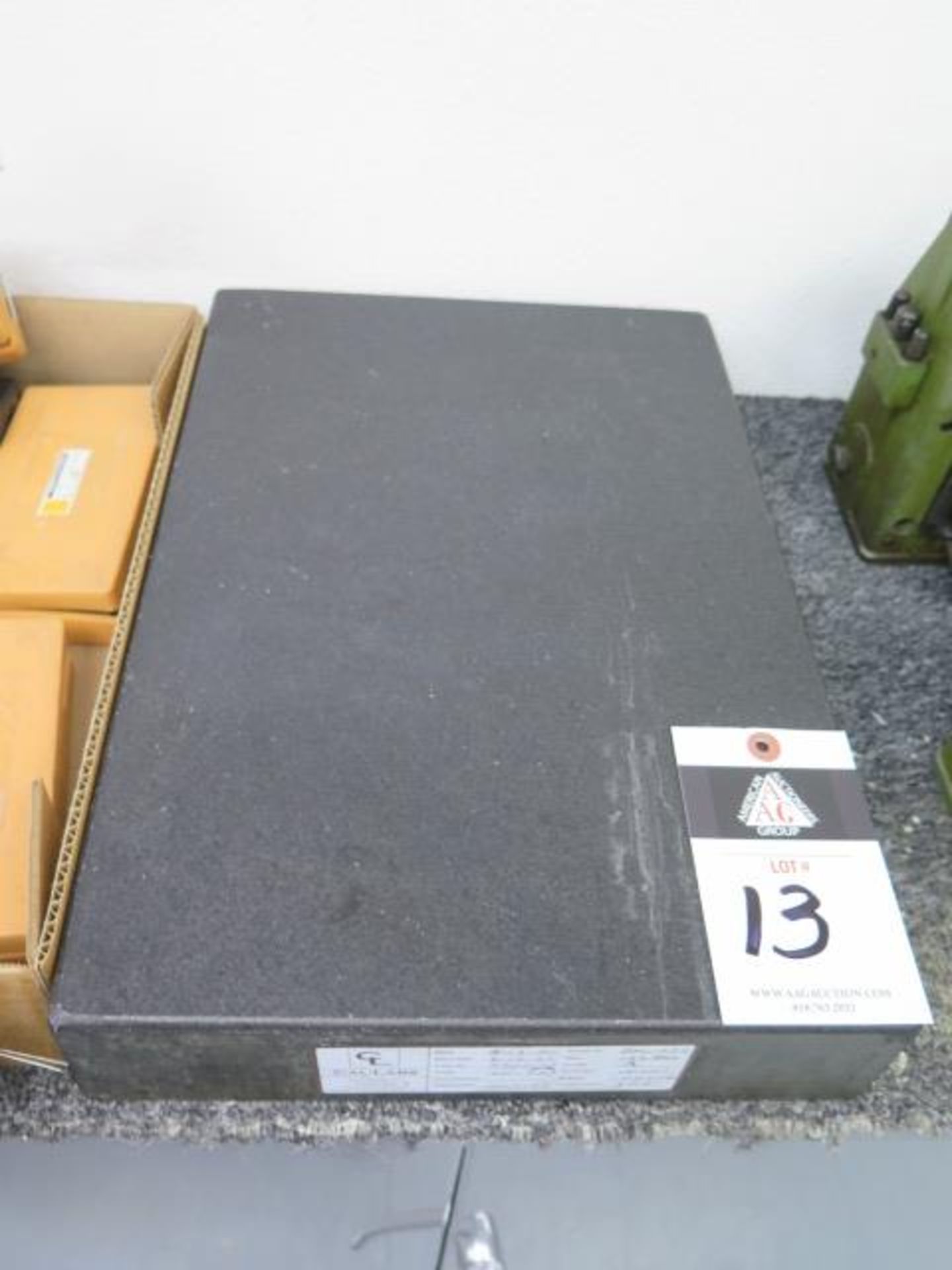 12" x 18" x 3" Granite Surface Plate (SOLD AS-IS - NO WARRANTY)