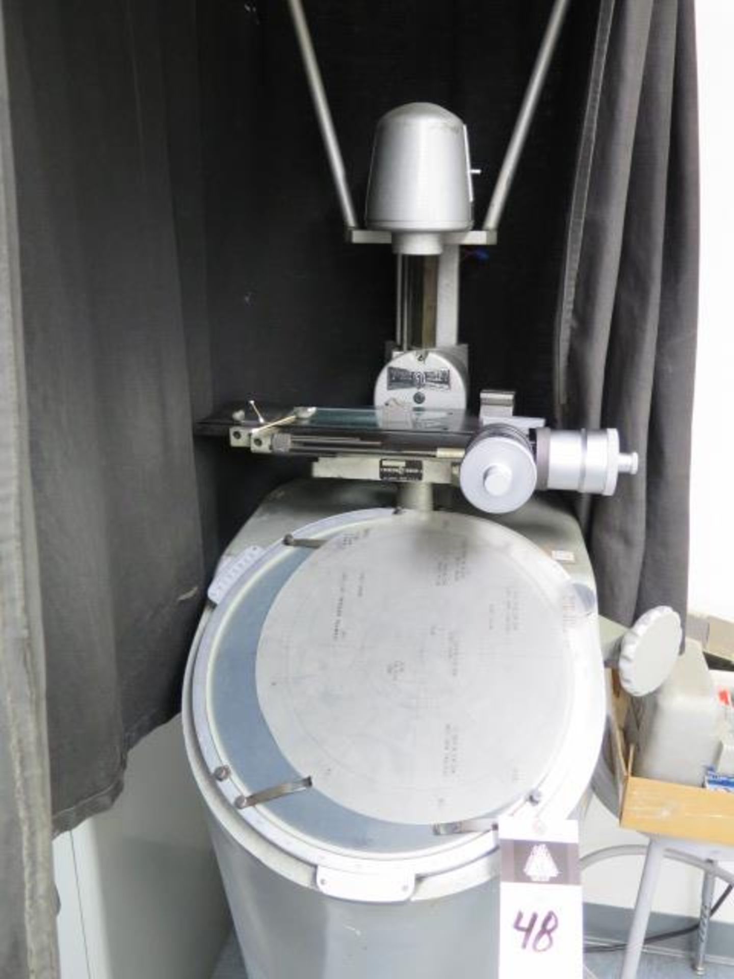Scherr Tumico 14" Floor Model Optical Comparator w/ Surface and Profile Illumination (SOLD AS-IS - - Image 2 of 9