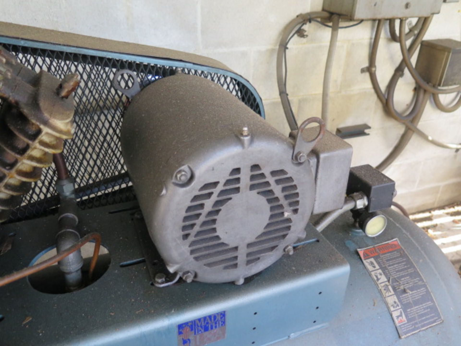 10Hp Horizontal Air Compressor w/ 2-Stage Pump, 80 Gallon Tank (SOLD AS-IS - NO WARRANTY) - Image 5 of 6