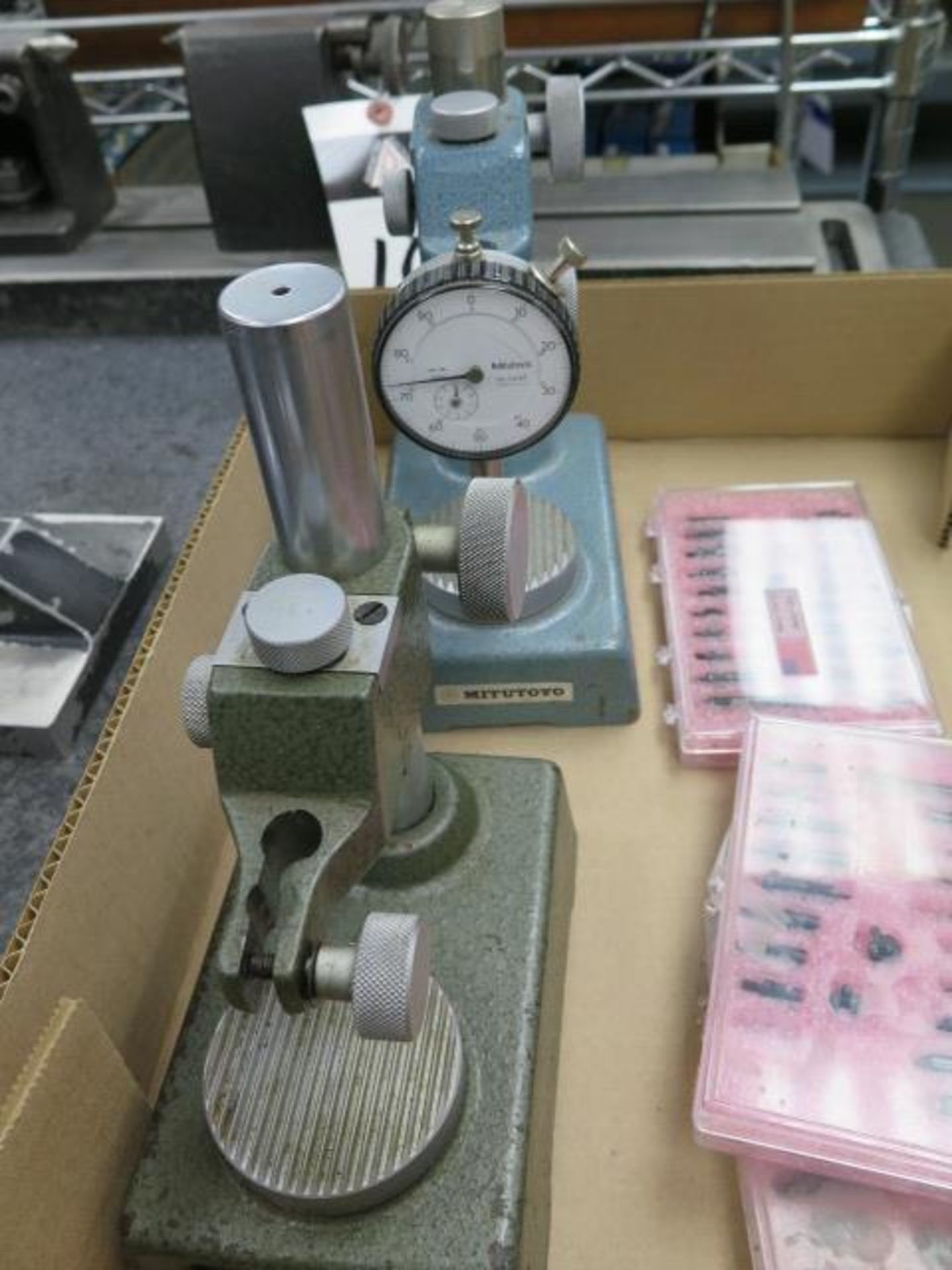 Mitutoyo Height Stands (2) w/ (1) Dial Indicator and (3) Tip Sets (SOLD AS-IS - NO WARRANTY) - Image 2 of 5