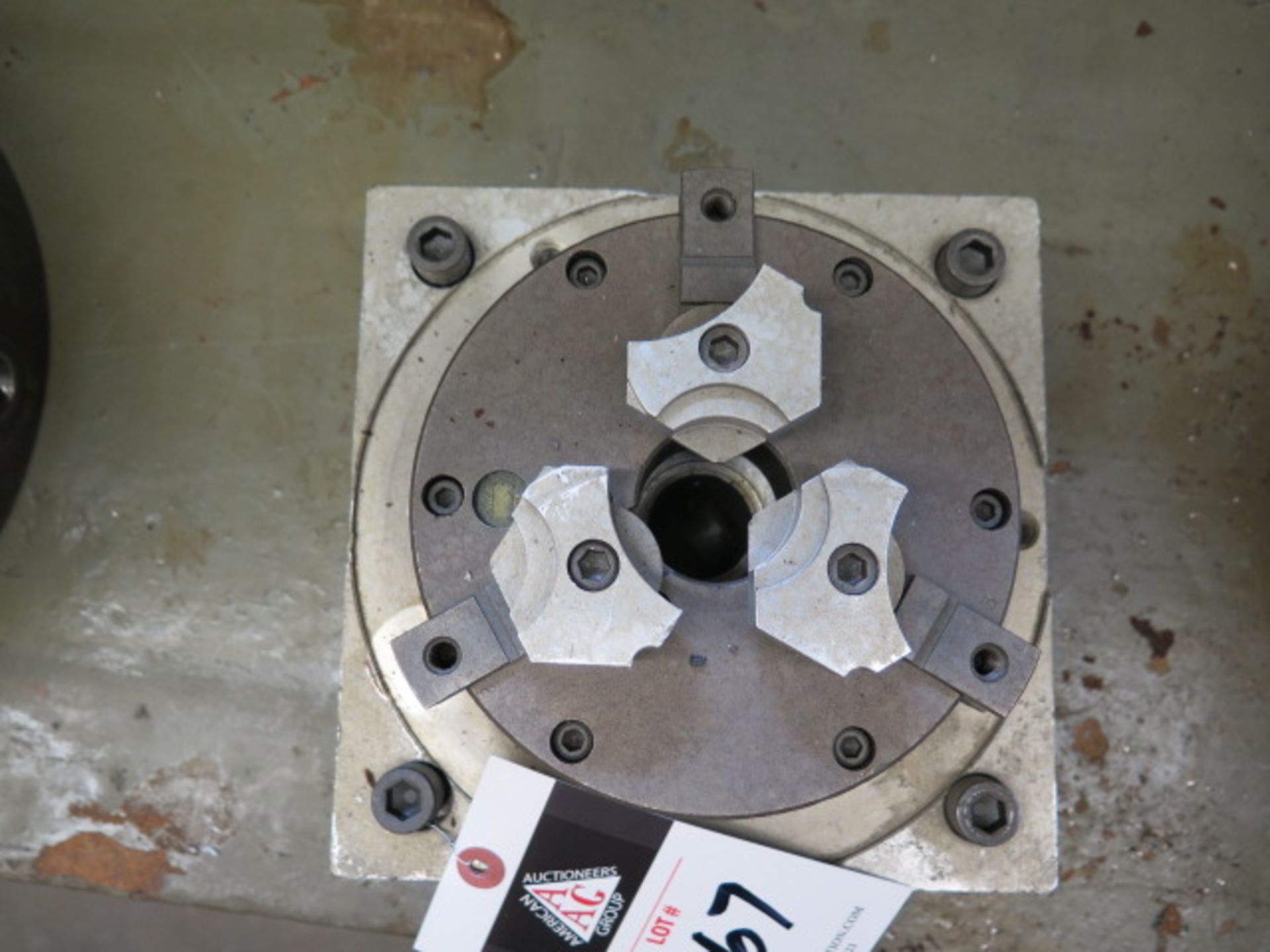 6" 3-Jaw Chuck w/ Fixture Base (SOLD AS-IS - NO WARRANTY) - Image 3 of 3