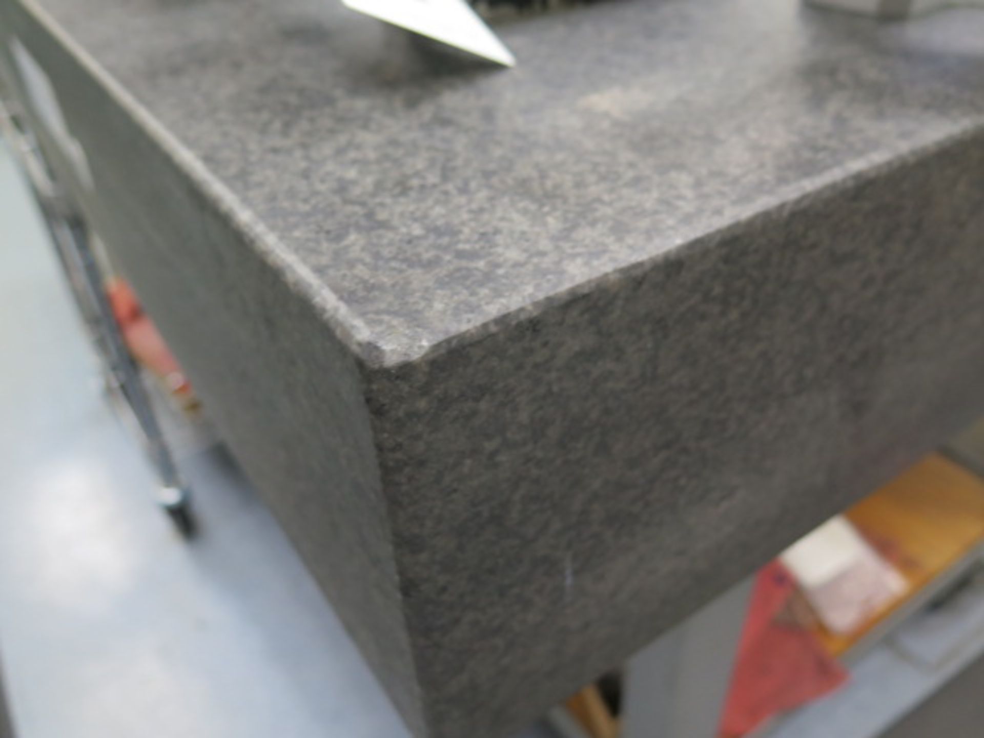 36" x 48" x 6 1/2" Granite Surface Plate w/ Roll Stand (SOLD AS-IS - NO WARRANTY) - Image 3 of 4