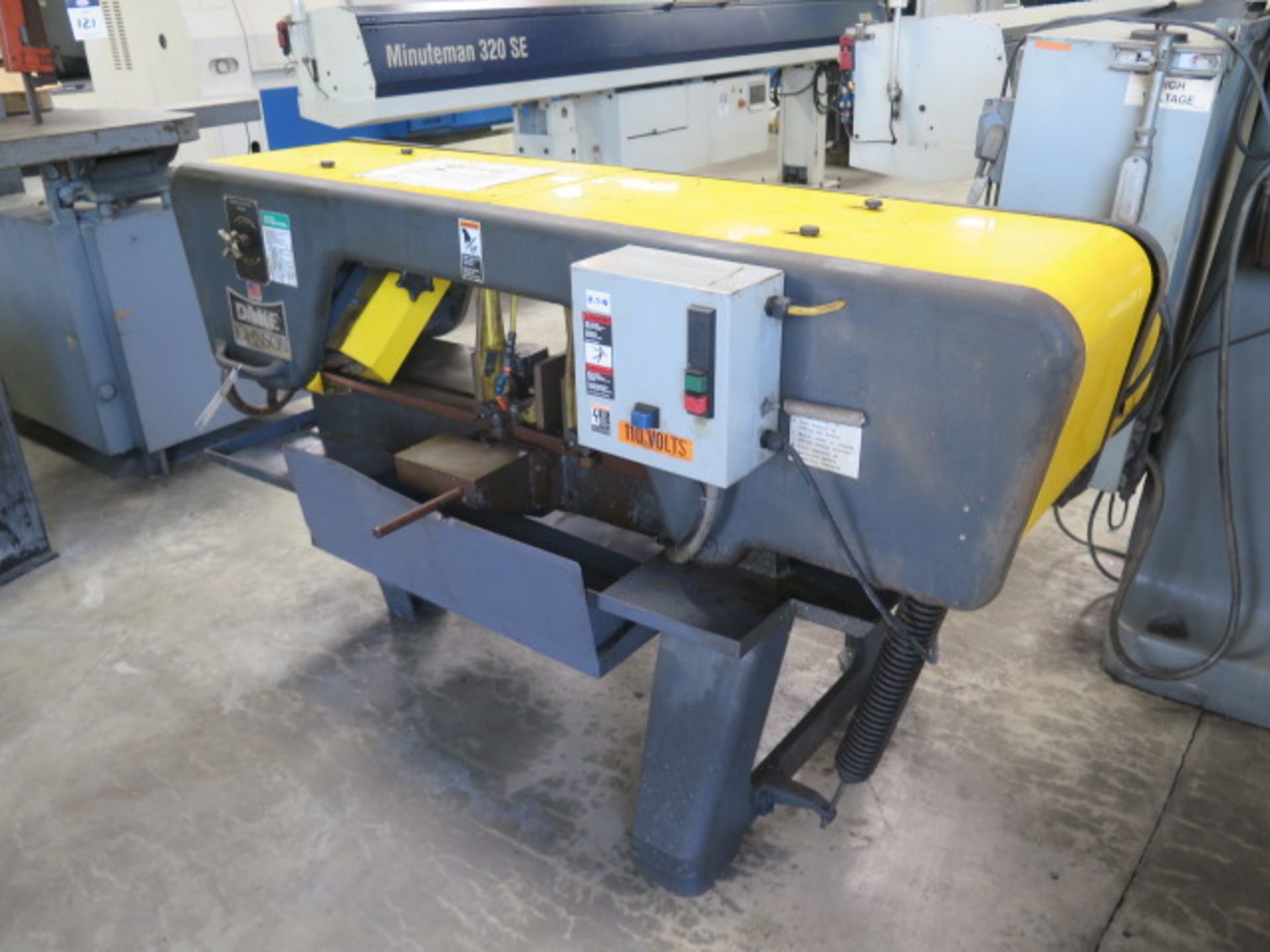 Dake Johnson JH10 10” Horizontal Band Saw s/n 1367359 w/ Manual Clamping, Coolant (SOLD AS-IS - NO - Image 2 of 8