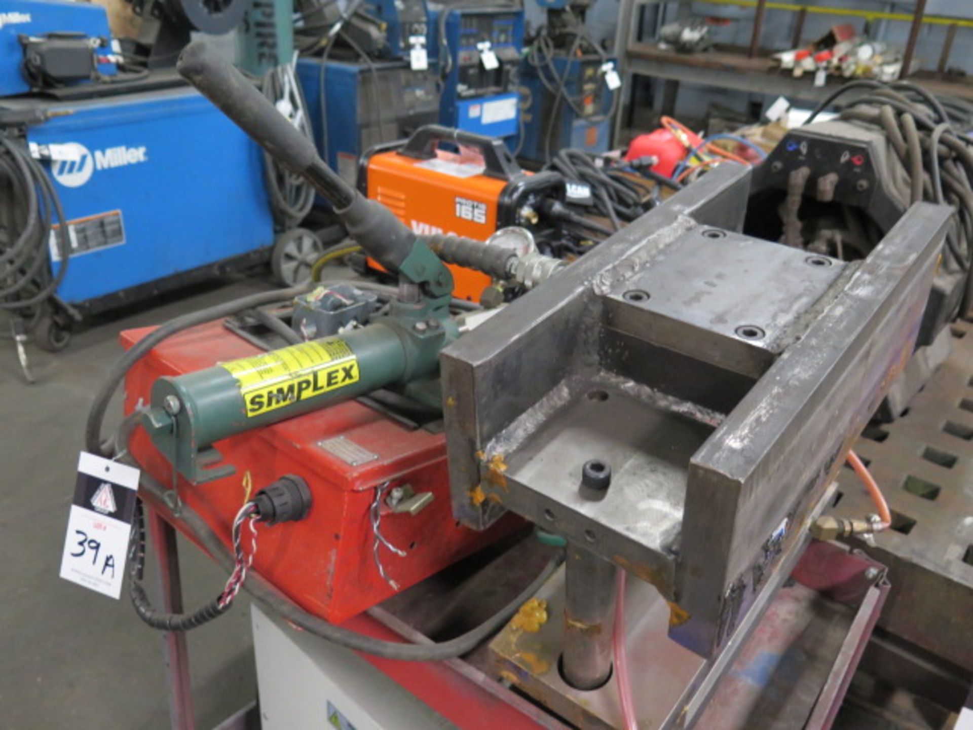 Custom Heated Hydraulic Press w/ Simplex 10,000 PSI Hand Pump, Janda Control Package, SOLD AS IS - Image 2 of 6