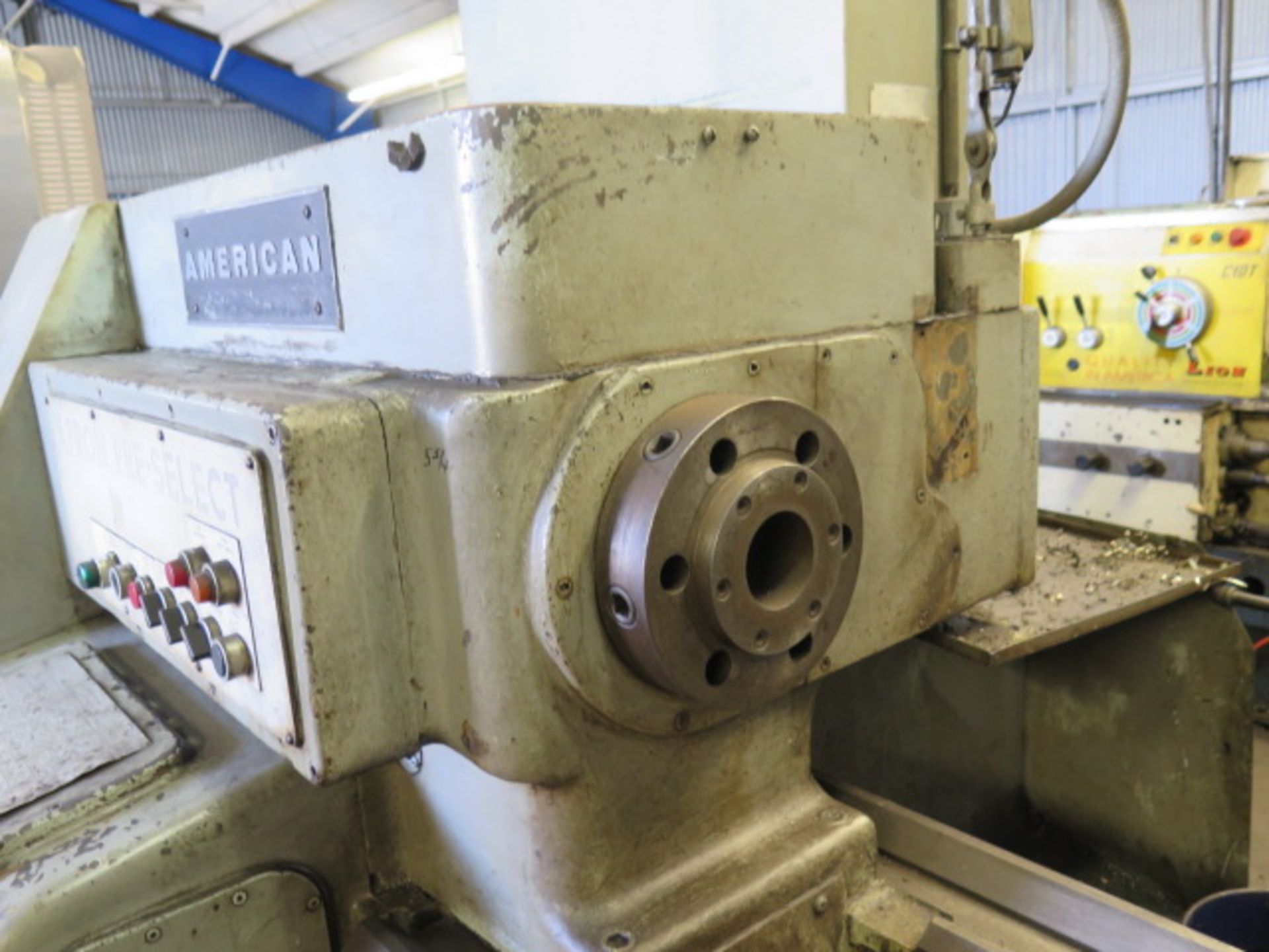 American “Apron Pre-Select” 27” x 120” Lathe w/ Inch Threading, Tailstock, Taper Attach, SOLD AS IS - Image 6 of 15