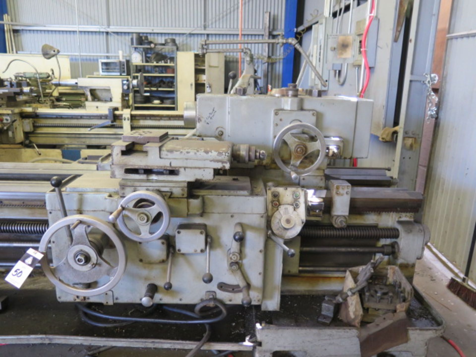 American “Apron Pre-Select” 27” x 120” Lathe w/ Inch Threading, Tailstock, Taper Attach, SOLD AS IS - Image 12 of 15