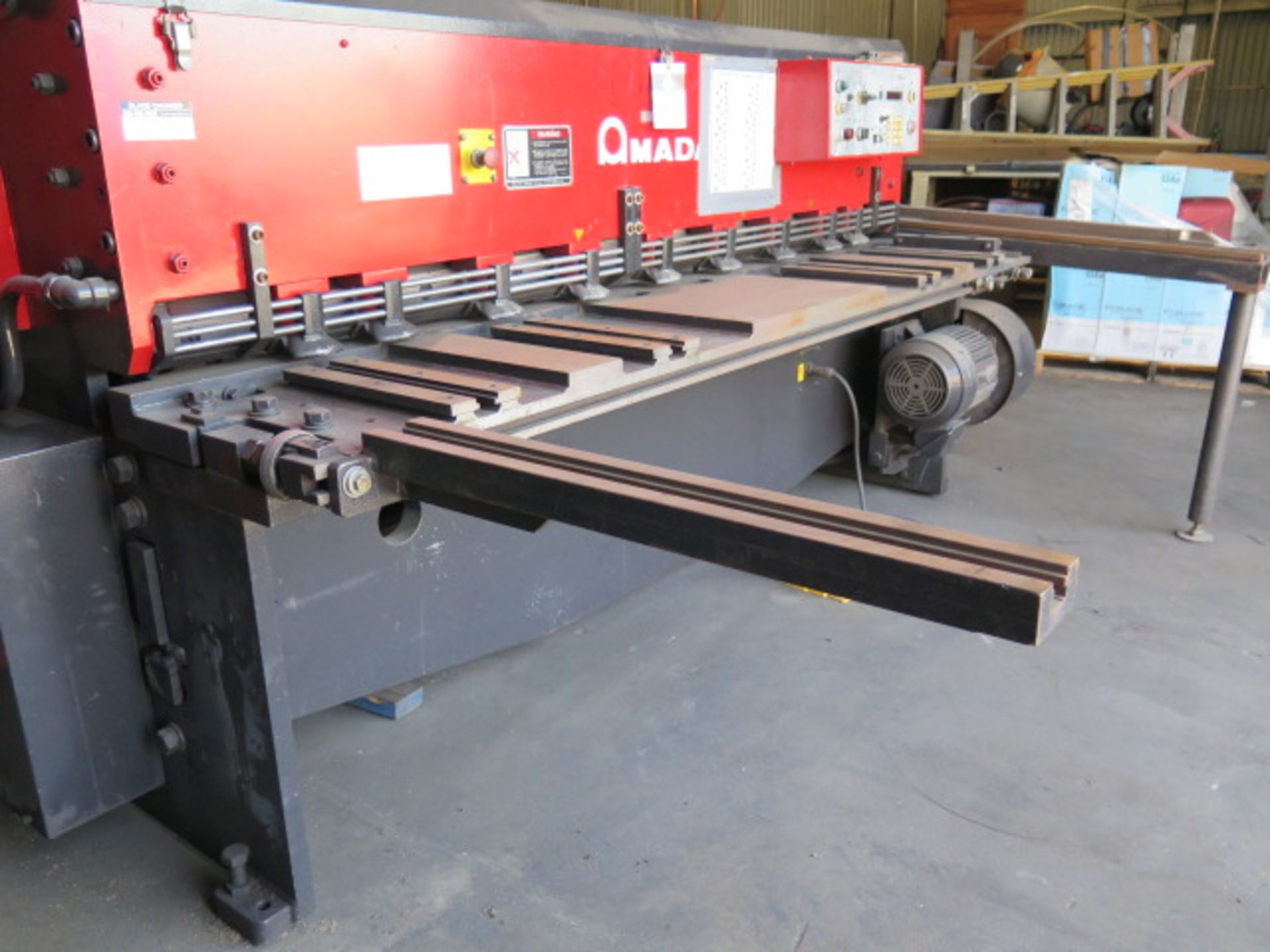Amada M-2060 ¼” x 78” Power Shear s/n 20600705 w/ Amada Controls and BG, 88” Sq Arm, SOLD AS IS - Image 6 of 12
