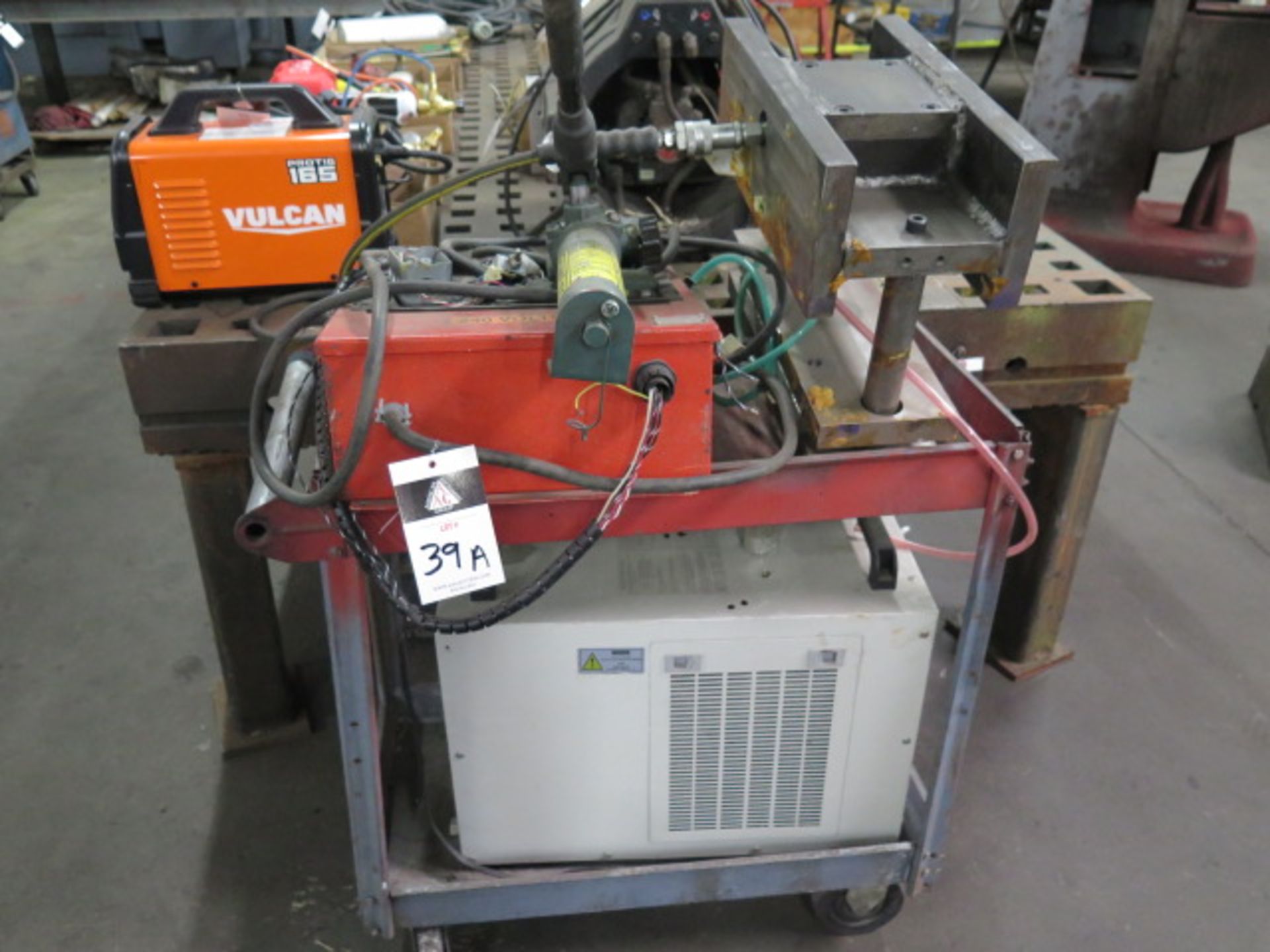 Custom Heated Hydraulic Press w/ Simplex 10,000 PSI Hand Pump, Janda Control Package, SOLD AS IS