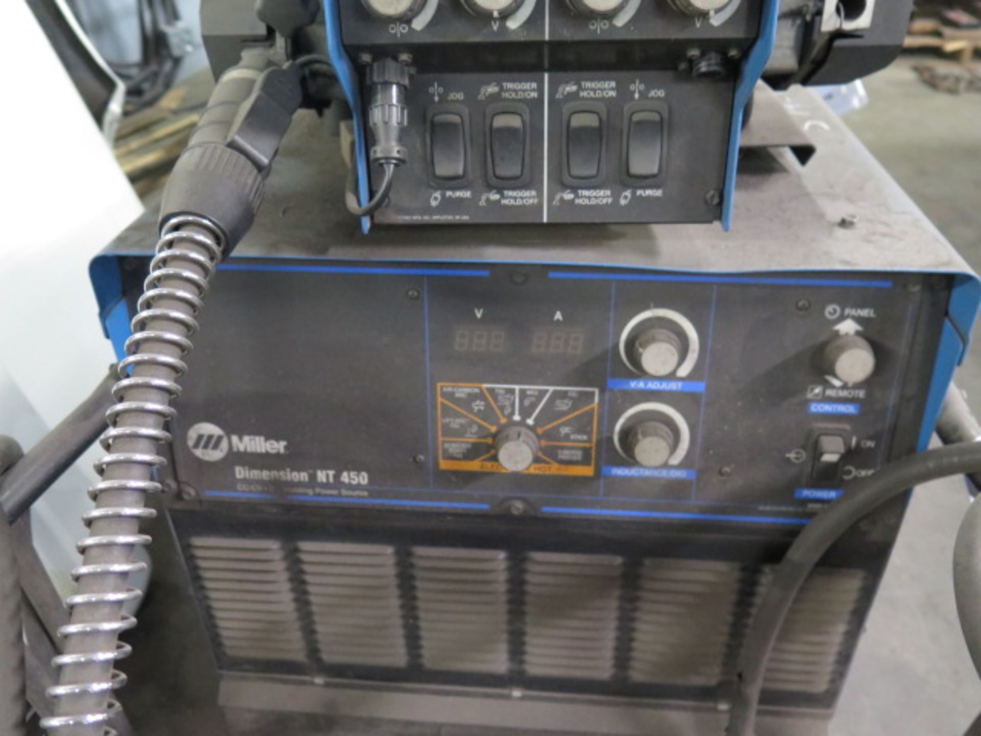 Miller Dimension NT450 CC/CV-DC Arc Welding Power Source w/ Miller 70 Series SOLD AS IS - Image 9 of 10